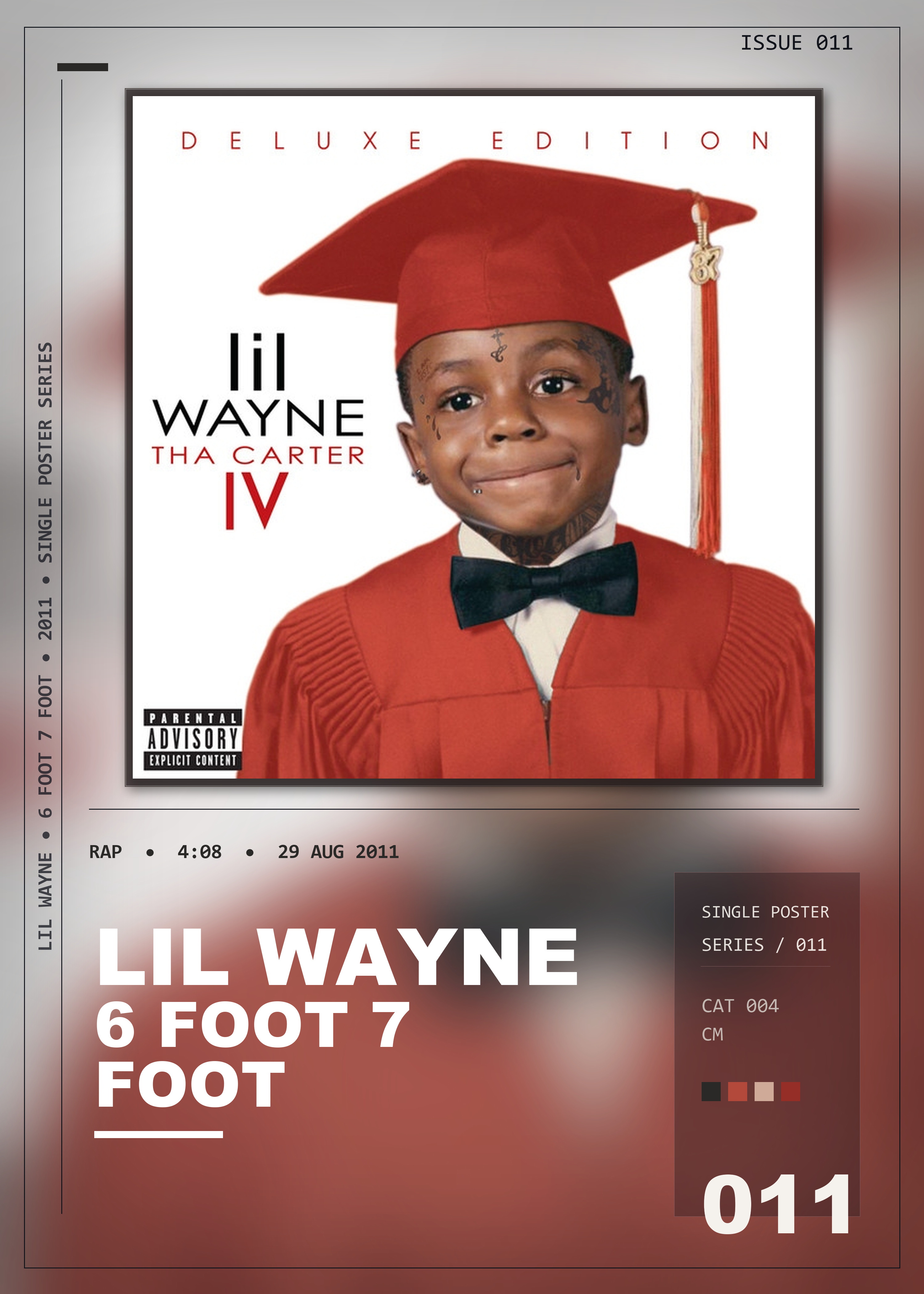 Music poster: Lil Wayne - 6 Foot 7 Foot