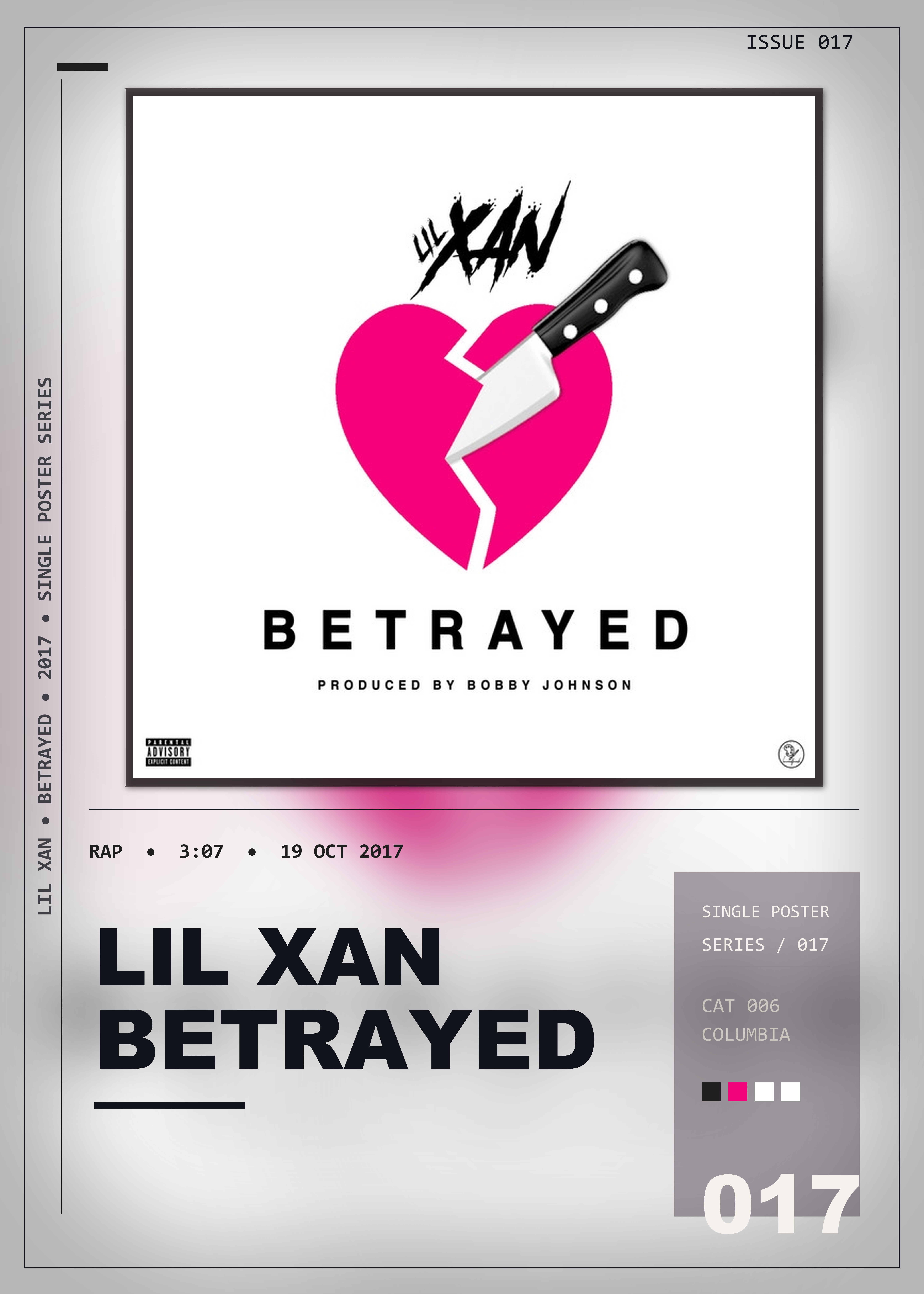Music poster: Lil Xan - Betrayed