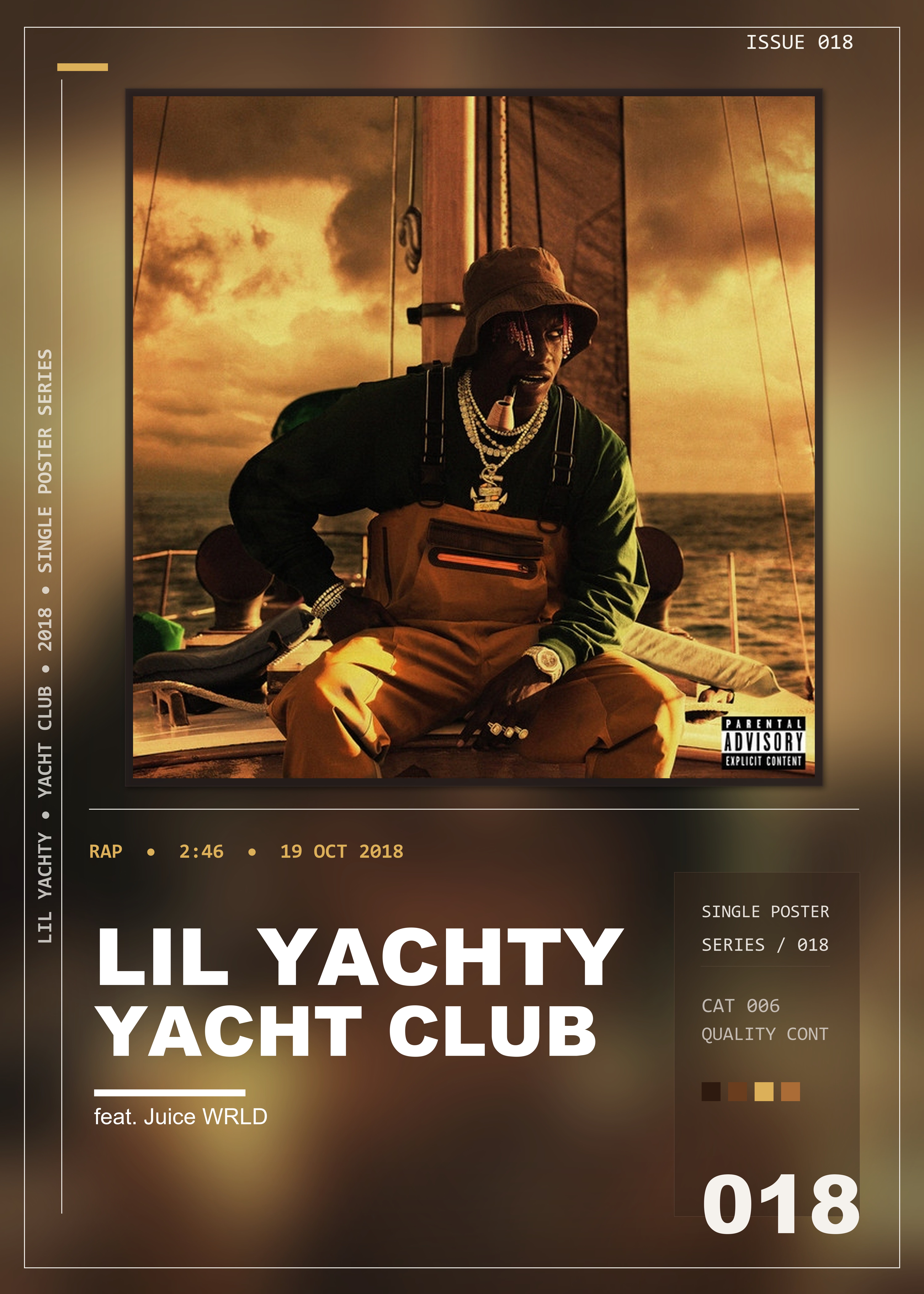 Music poster: Lil Yachty - Yacht Club feat Juice WRLD