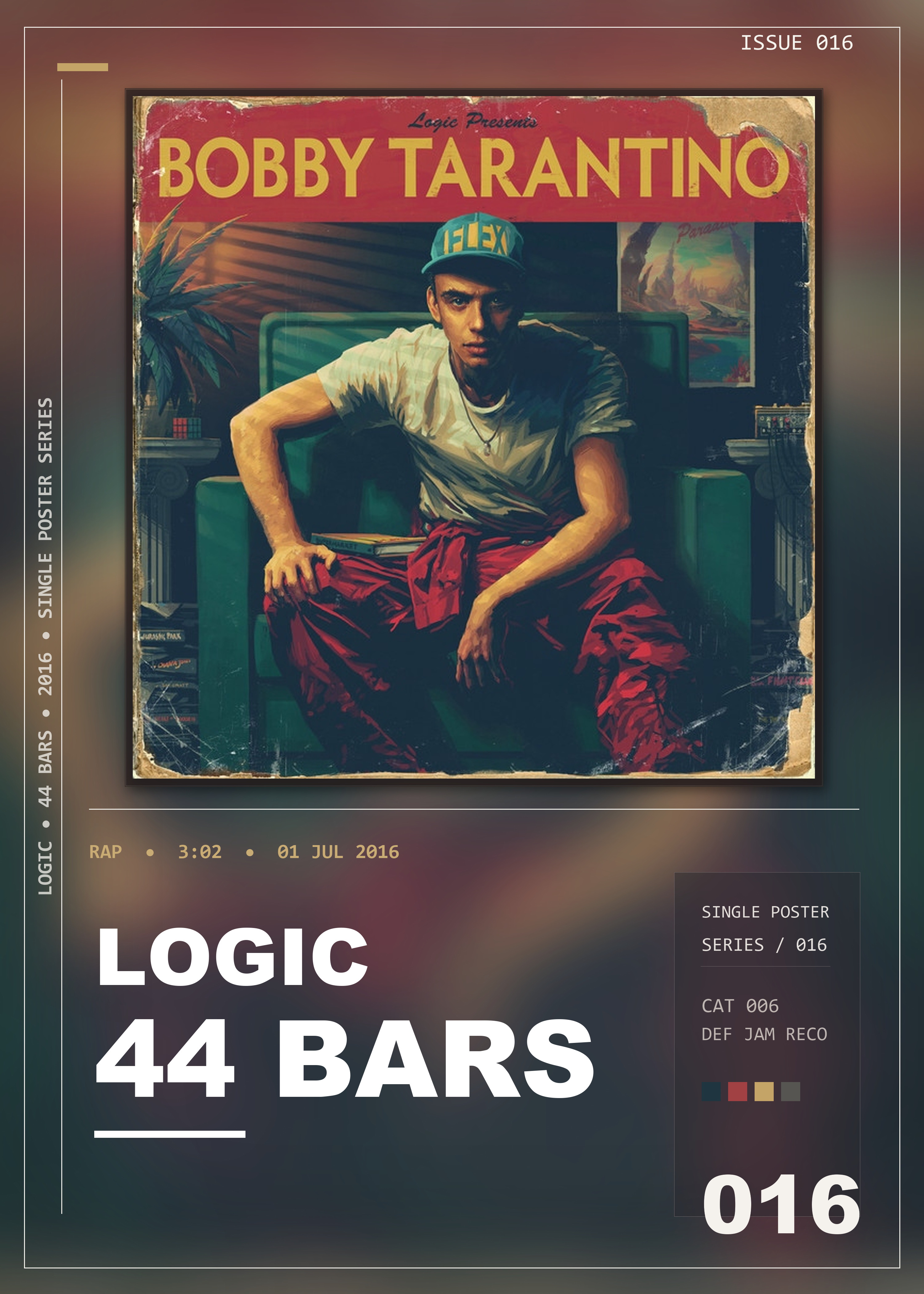 Music poster: Logic - 44 Bars