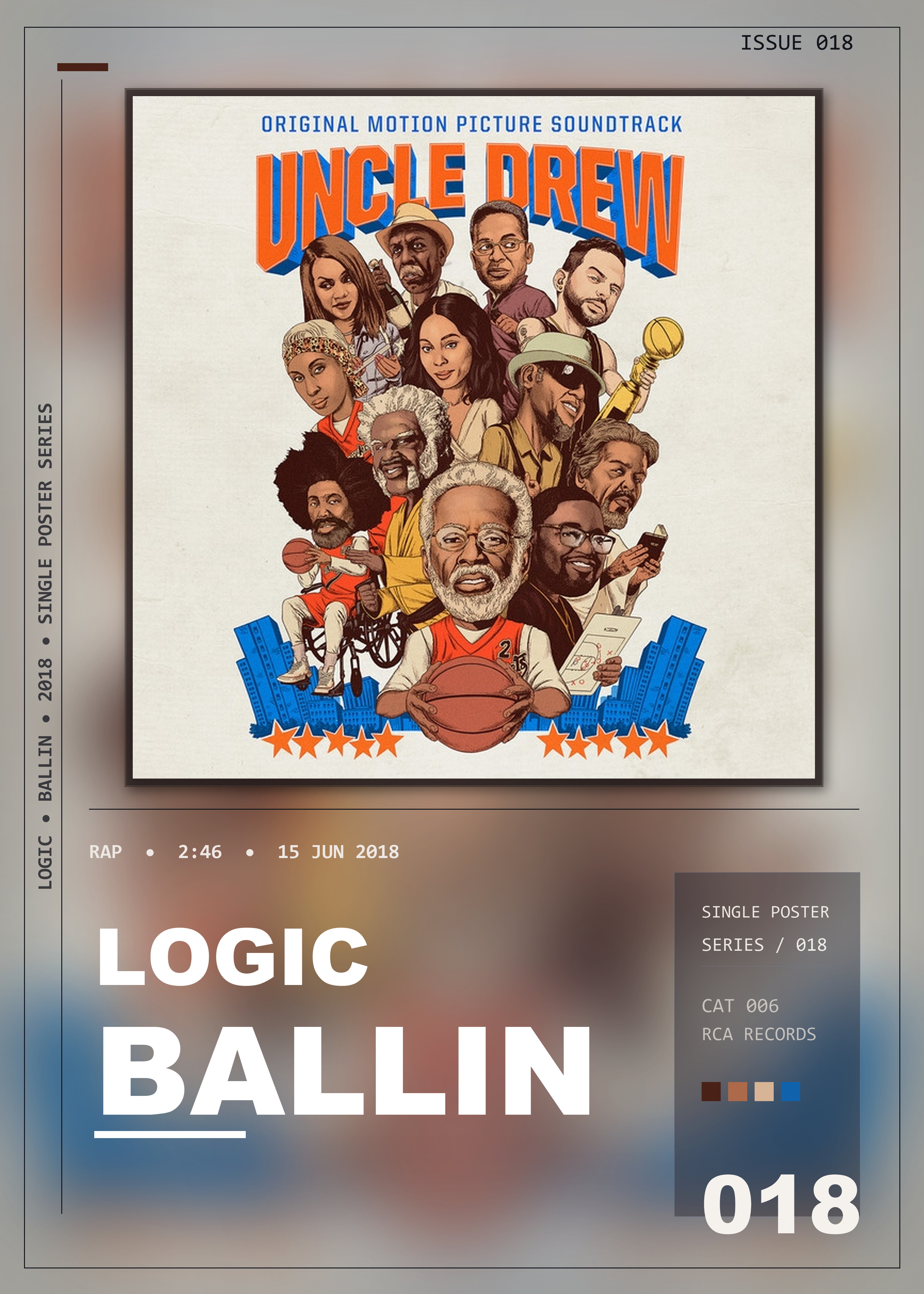Music poster: Logic - Ballin