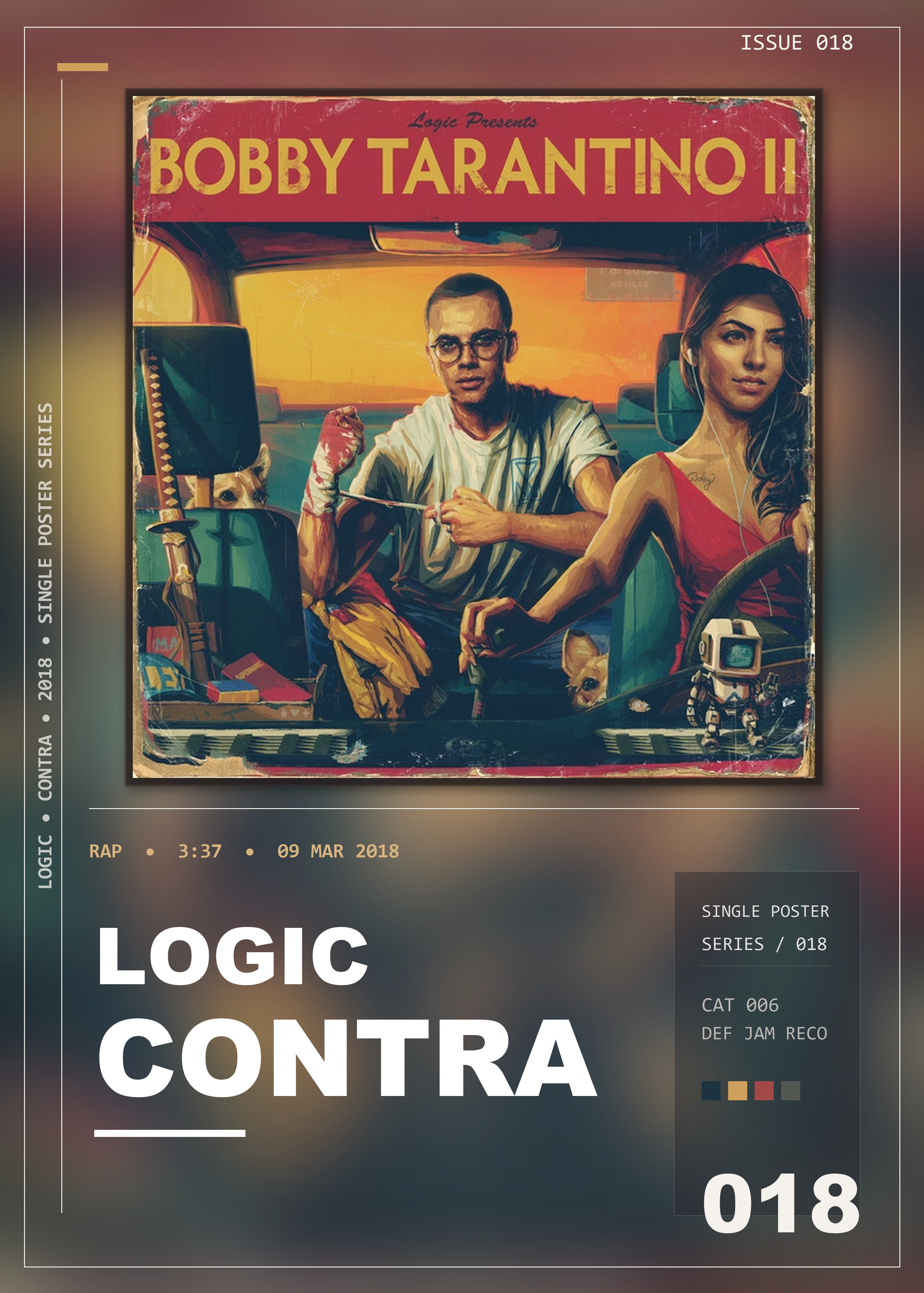 Music poster: Logic - Contra