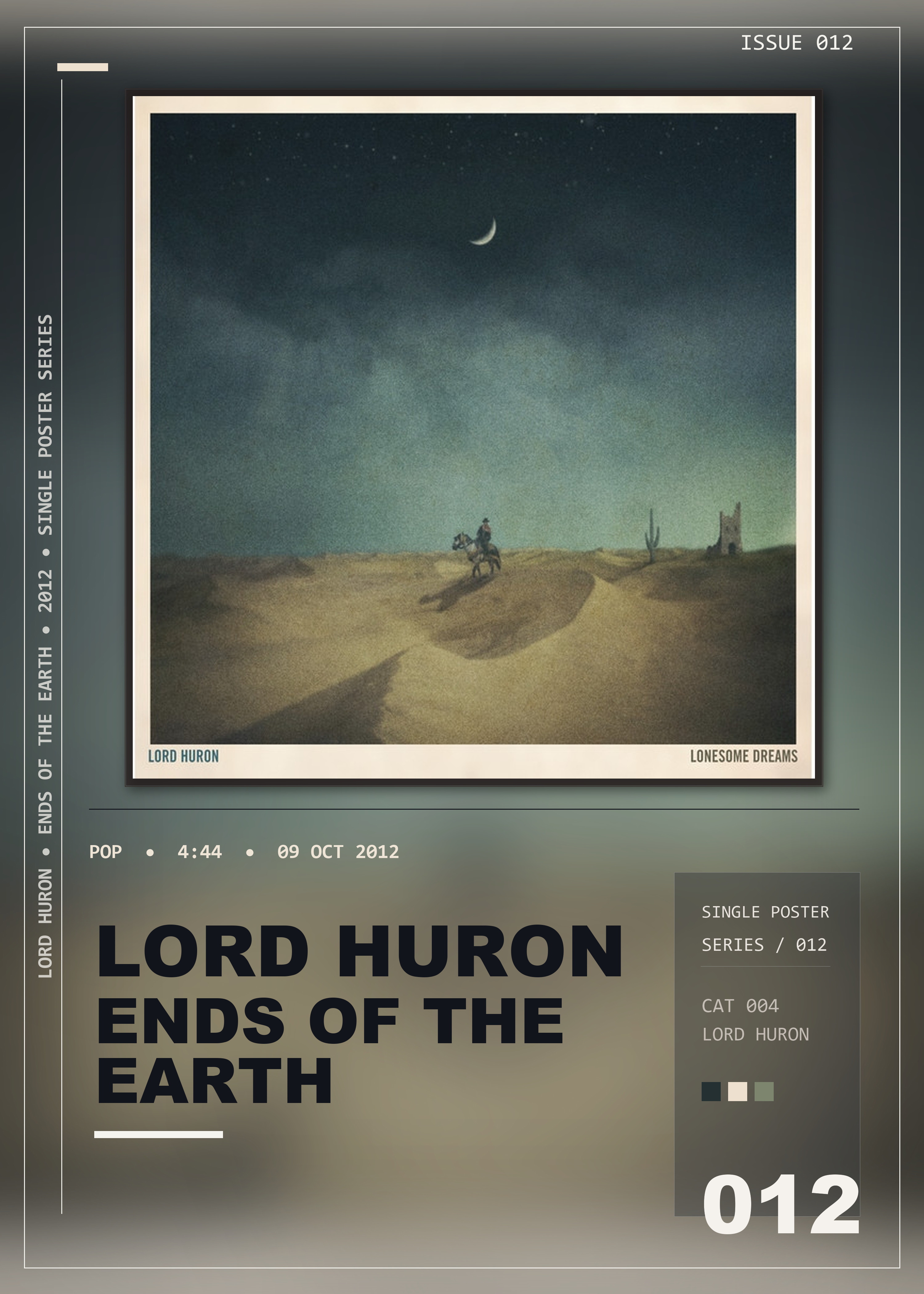 Music poster: Lord Huron - Ends of the Earth