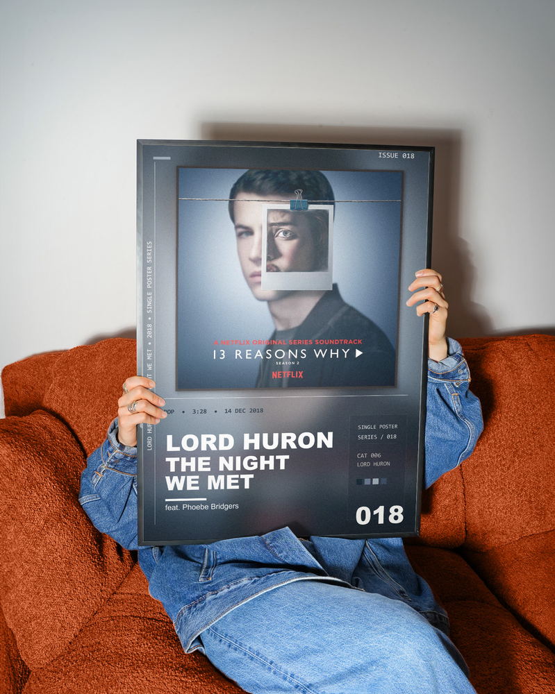 Music poster: Lord Huron - The Night We Met feat Phoebe Bridgers