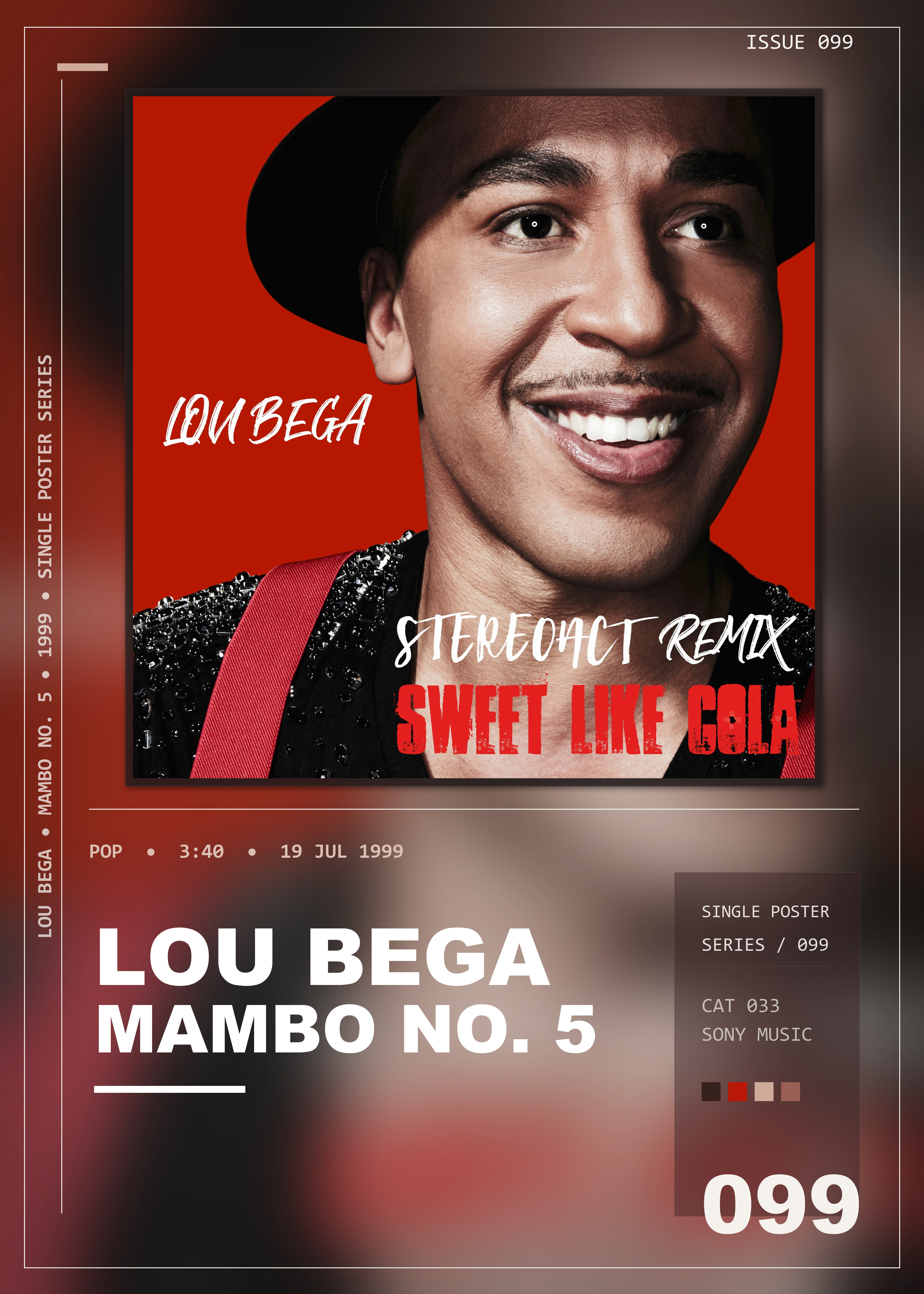 Music poster: Lou Bega - Mambo No 5 a Little Bit of