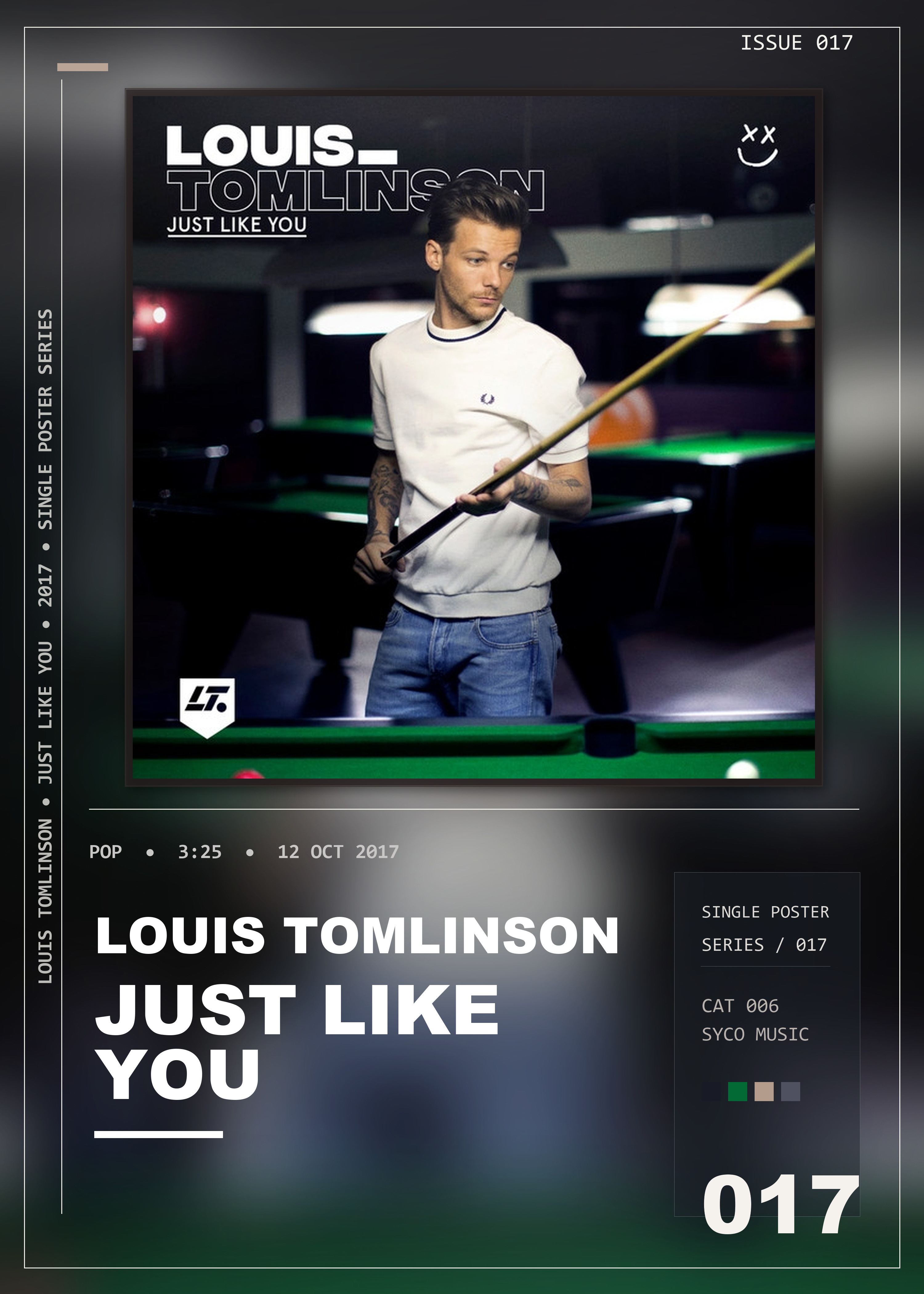 Music poster: Louis Tomlinson - Just Like You