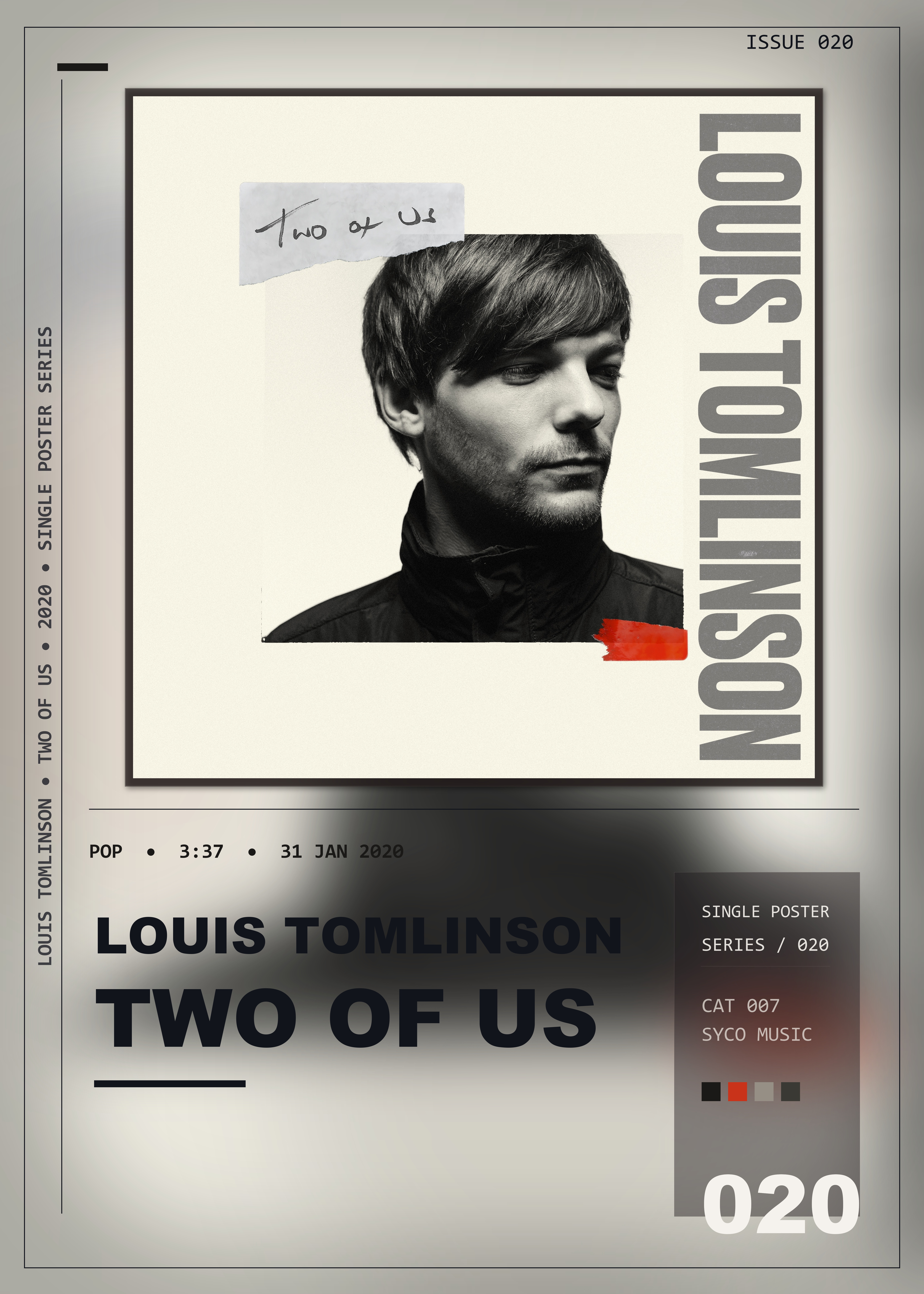 Music poster: Louis Tomlinson - Two of Us