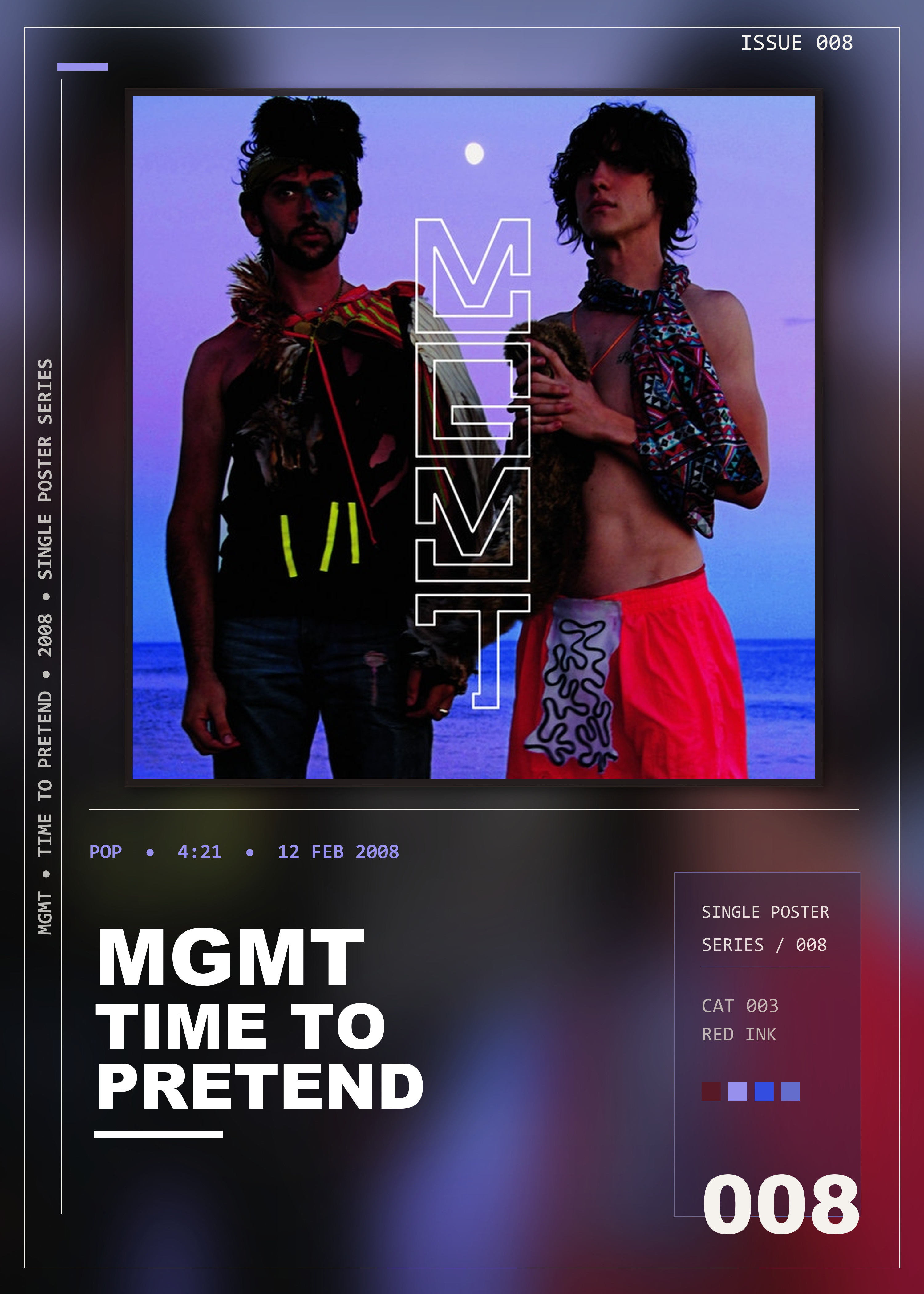 Music poster: MGMT - Time to Pretend