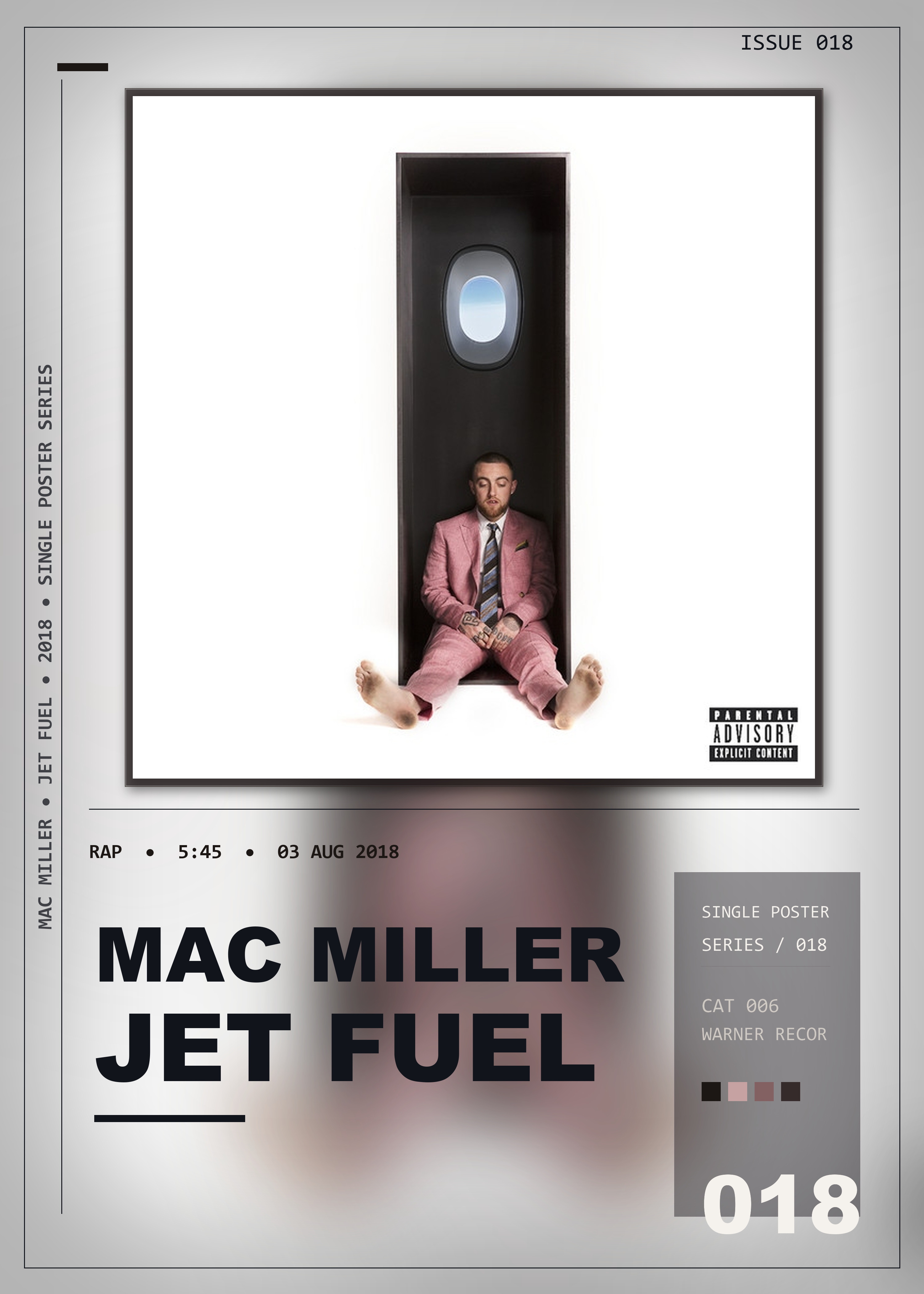 Music poster: Mac Miller - Jet Fuel