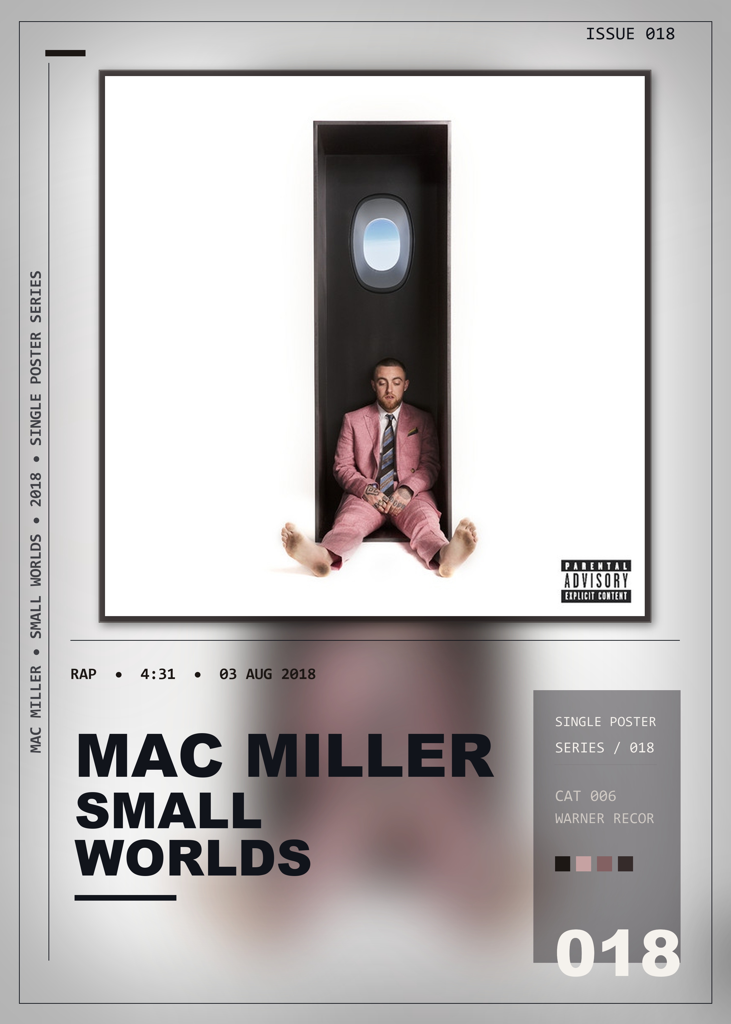 Music poster: Mac Miller - Small Worlds