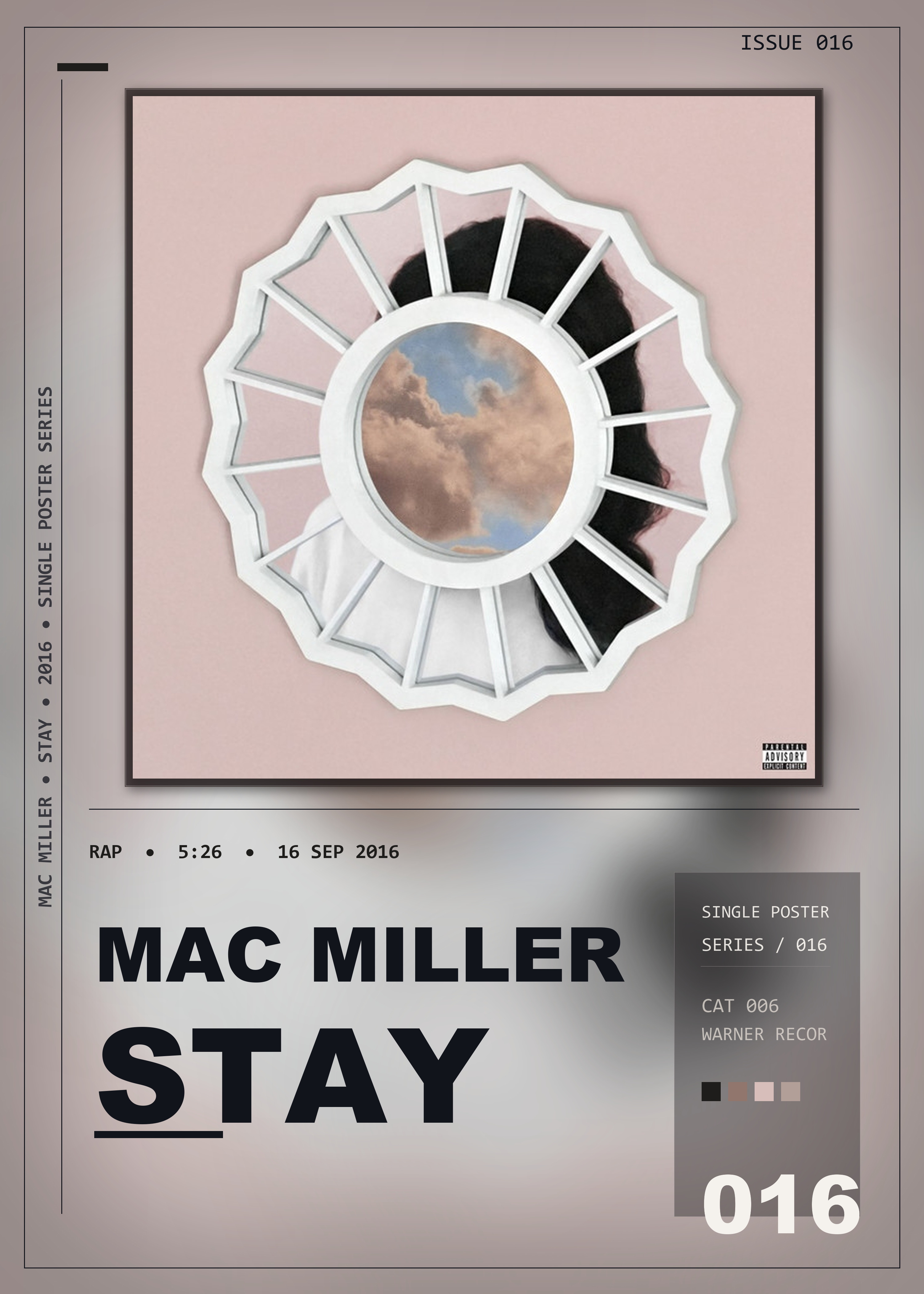 Music poster: Mac Miller - Stay