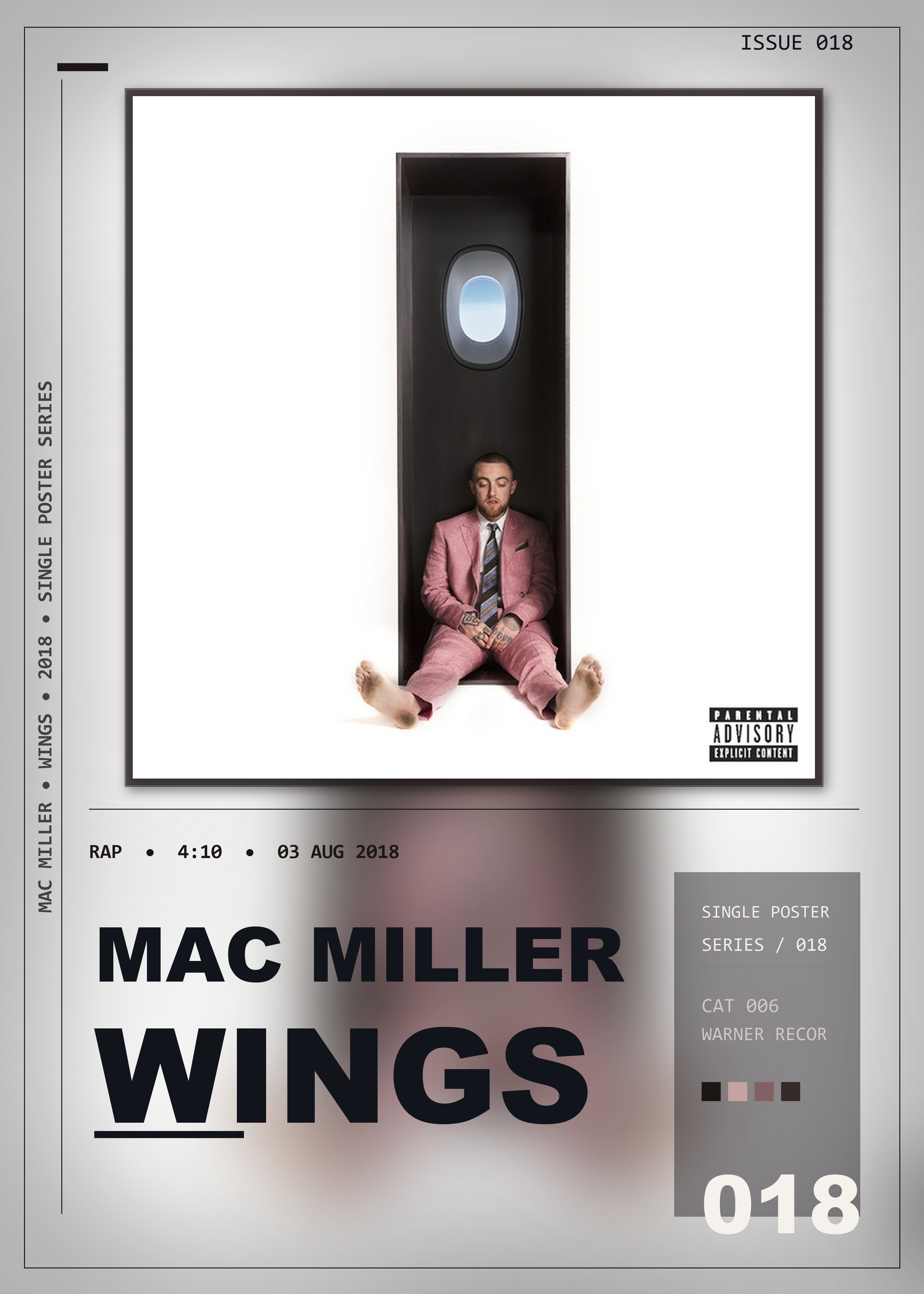 Music poster: Mac Miller - Wings