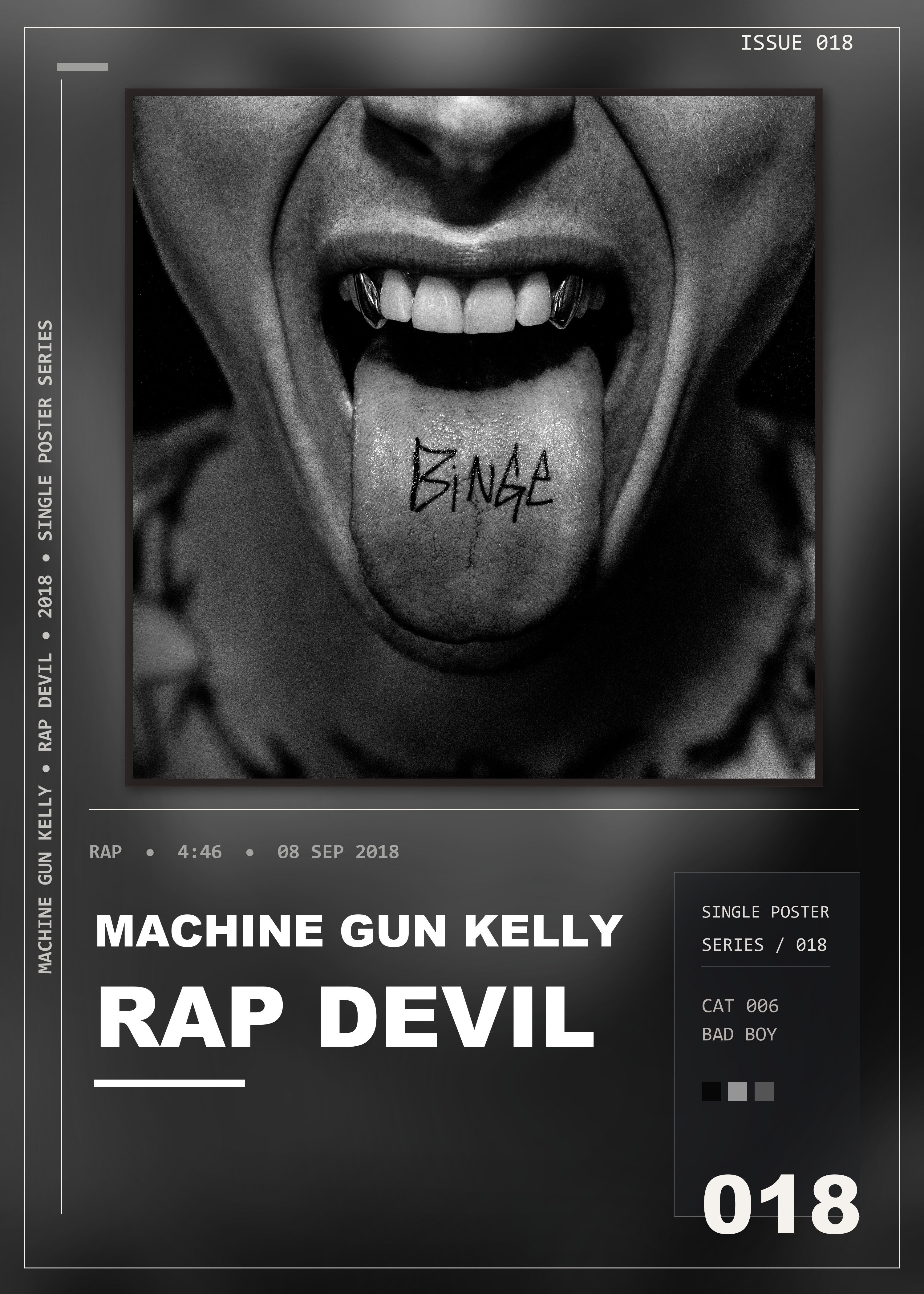 Music poster: Machine Gun Kelly - RAP DEVIL