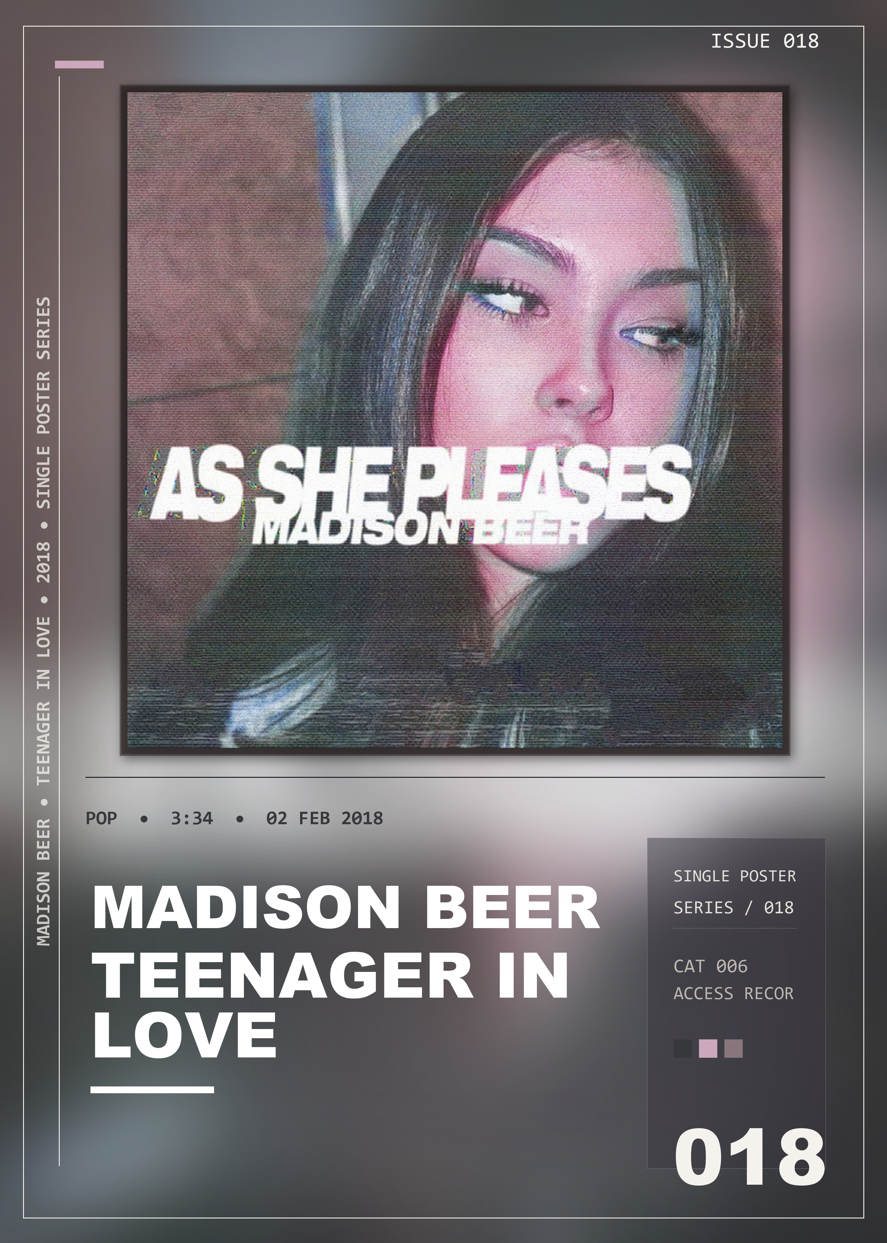 Music poster: Madison Beer - Teenager in Love