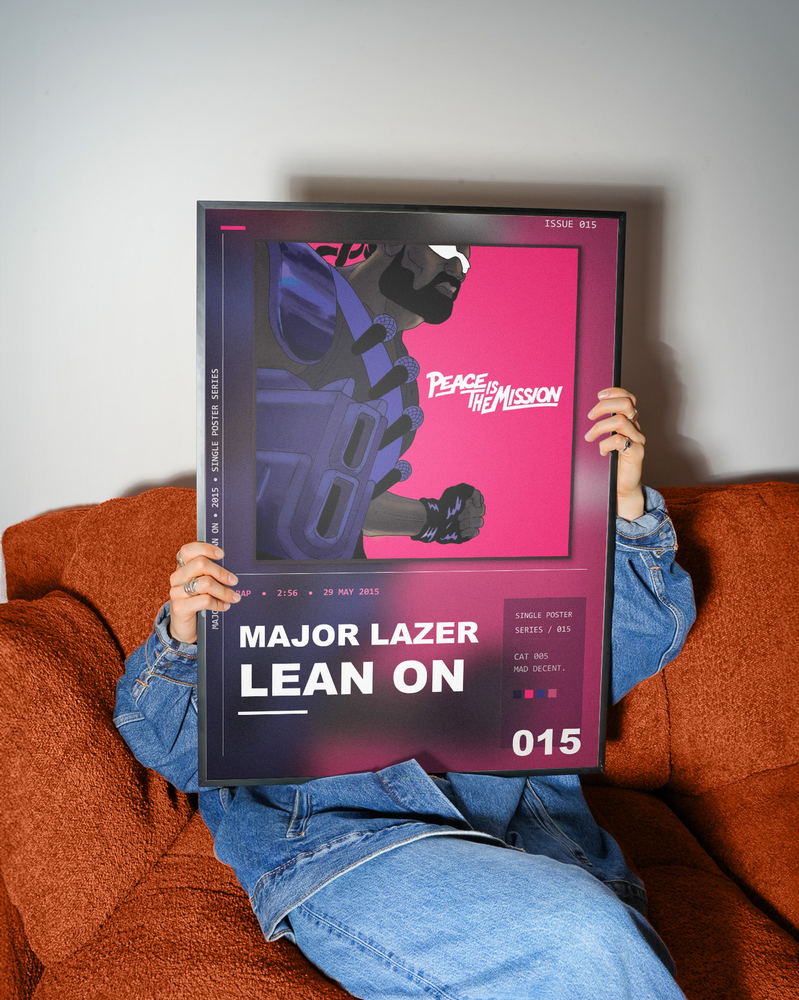 Music poster: Major Lazer - Lean On