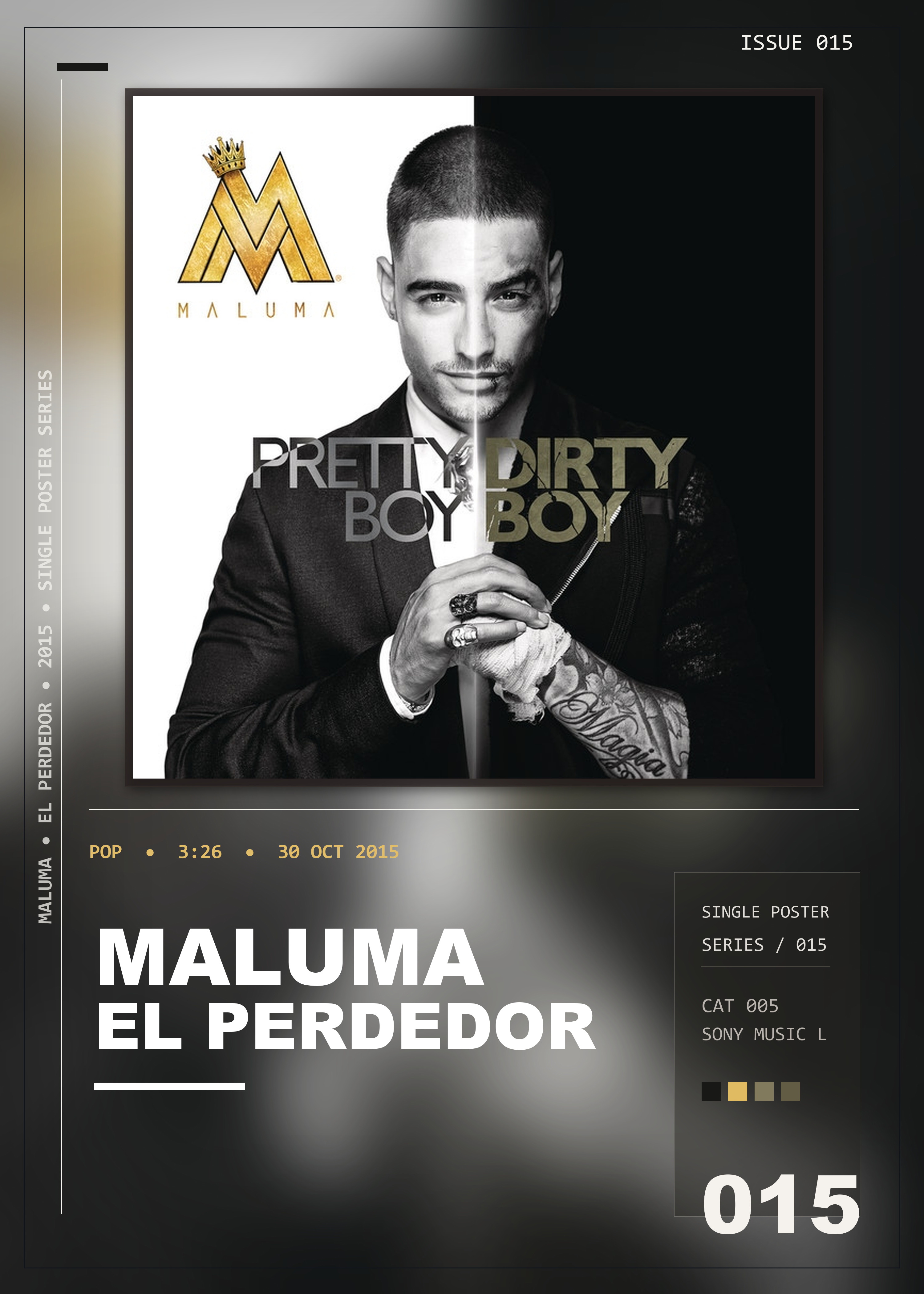 Music poster: Maluma - El Perdedor