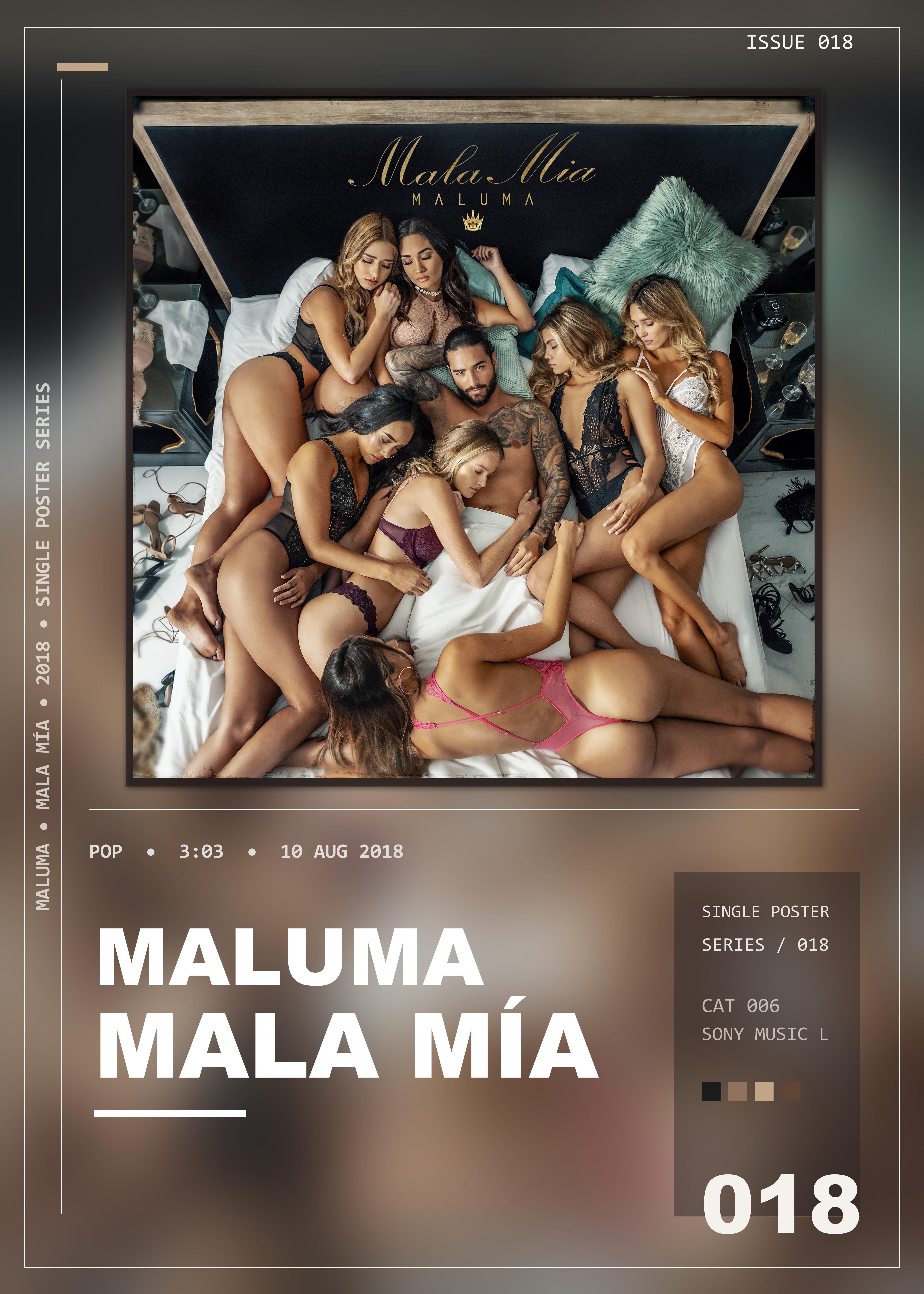 Music poster: Maluma - Mala Mía