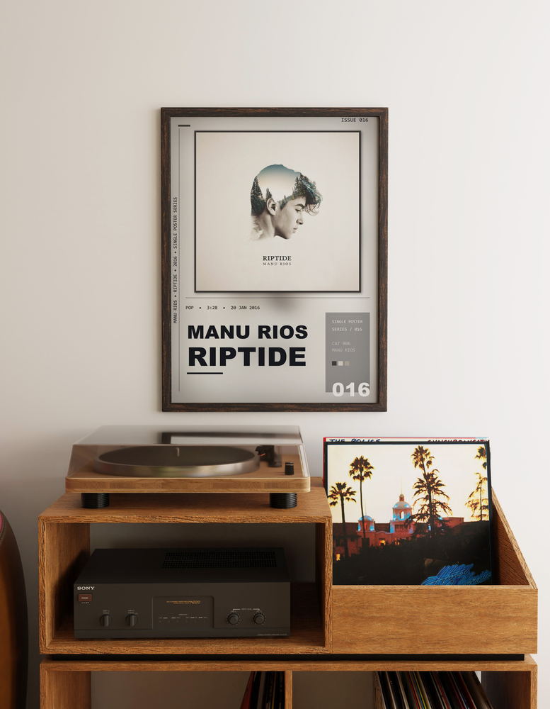 Music poster: Manu Rios - Riptide