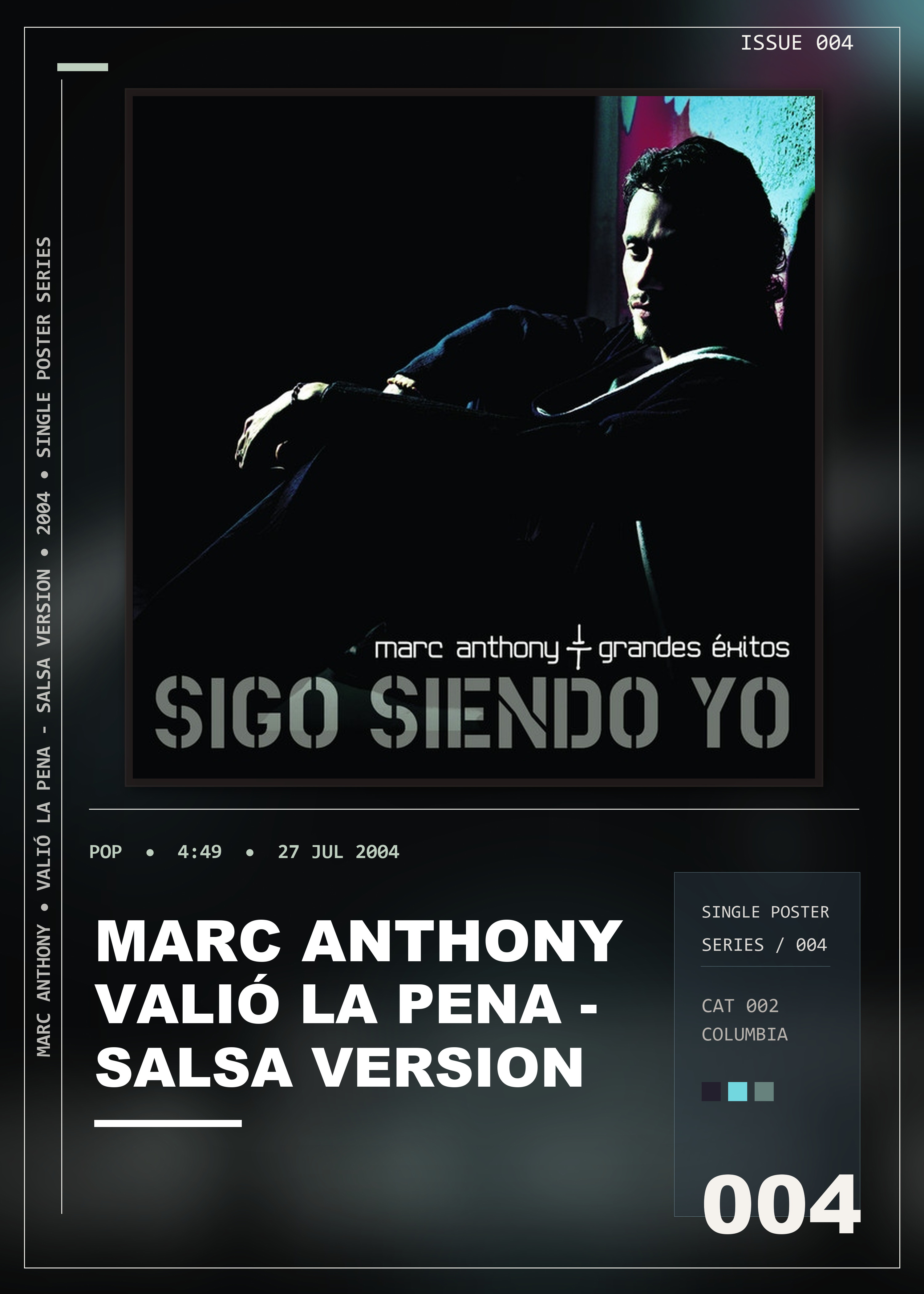 Music poster: Marc Anthony - Valió la Pena - Salsa Version