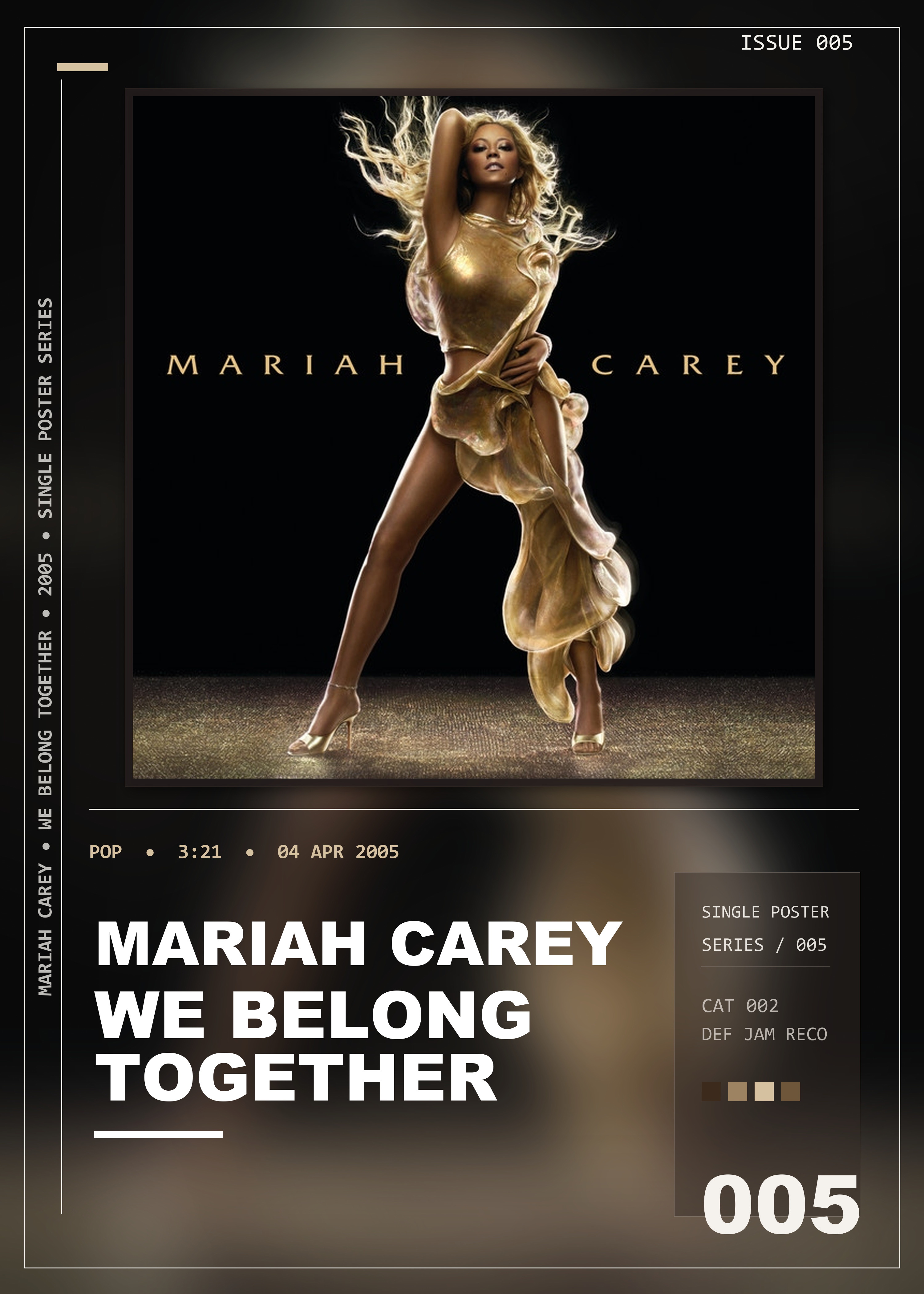 Music poster: Mariah Carey - We Belong Together