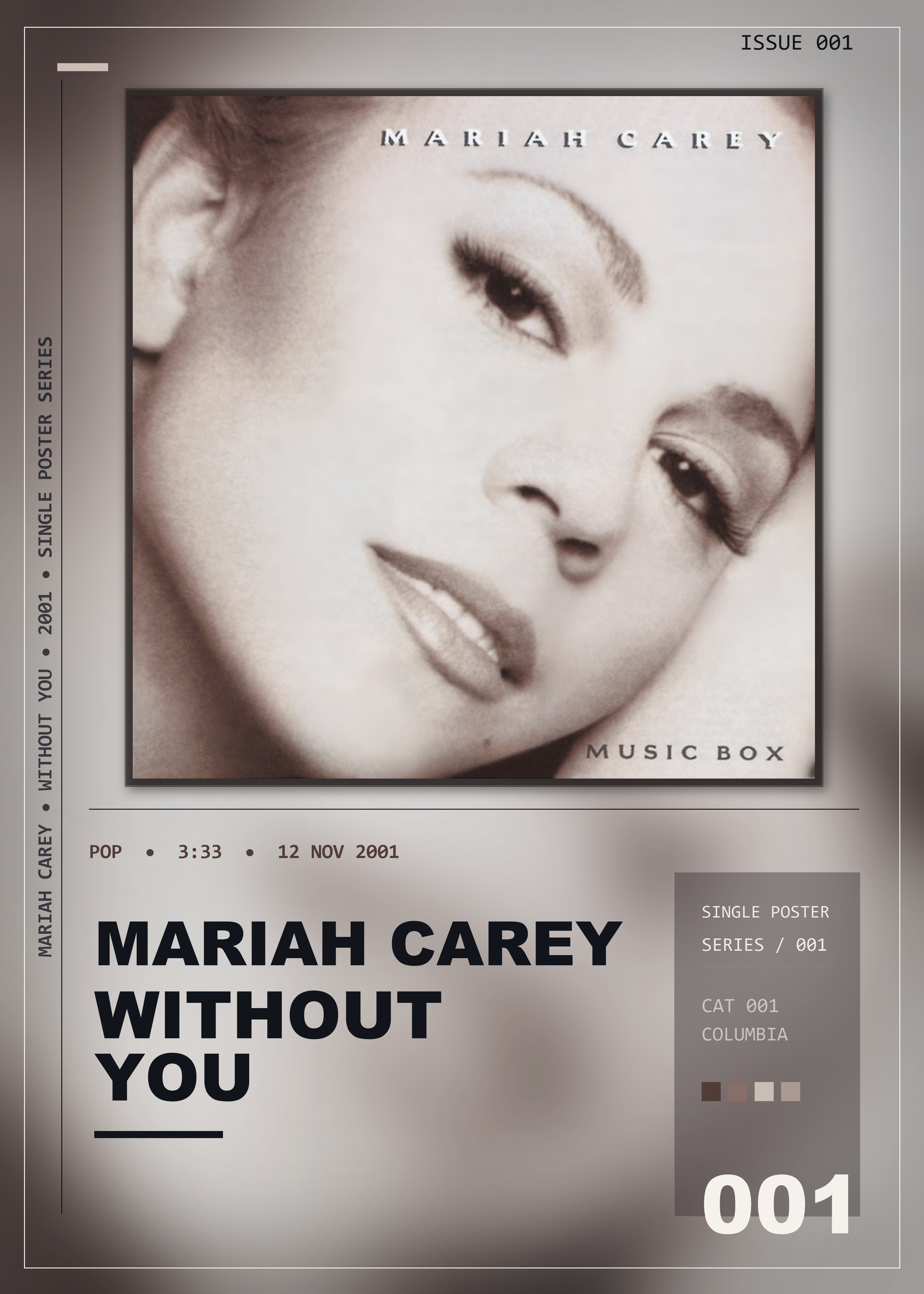 Music poster: Mariah Carey - Without You