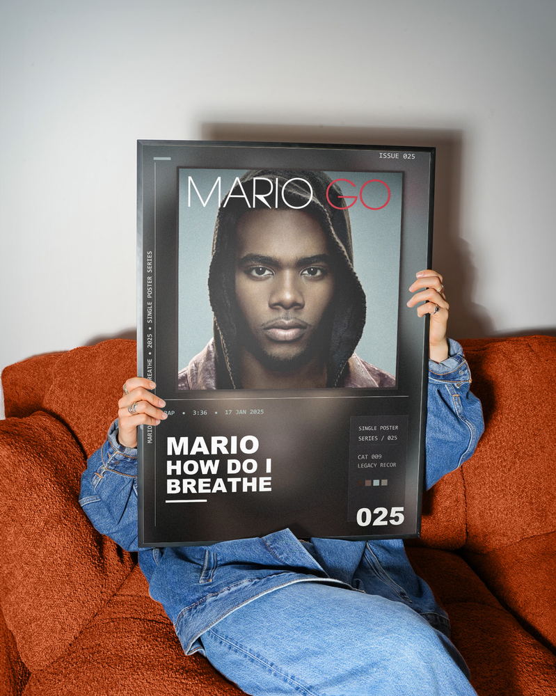 Music poster: Mario - How Do I Breathe