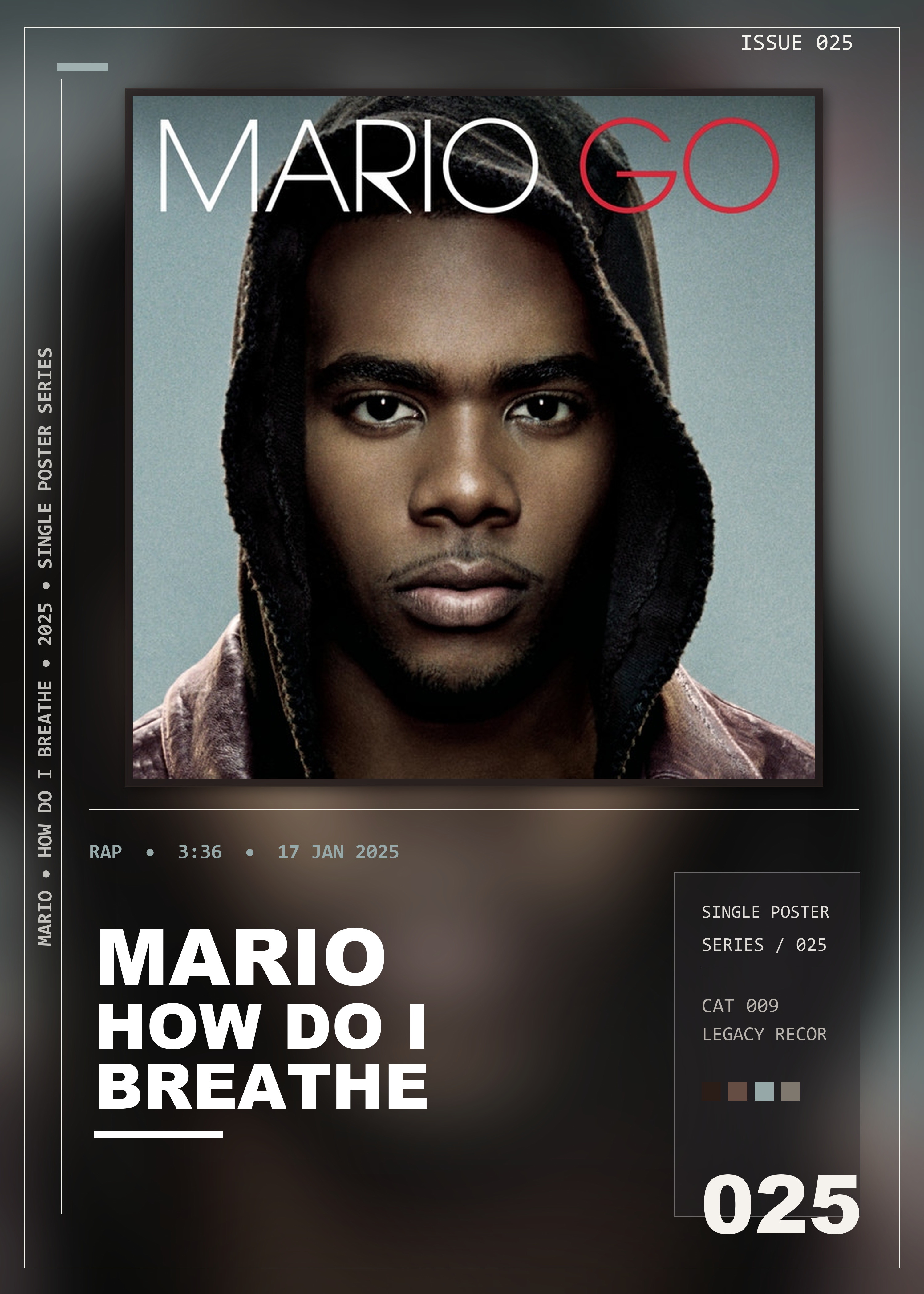 Music poster: Mario - How Do I Breathe