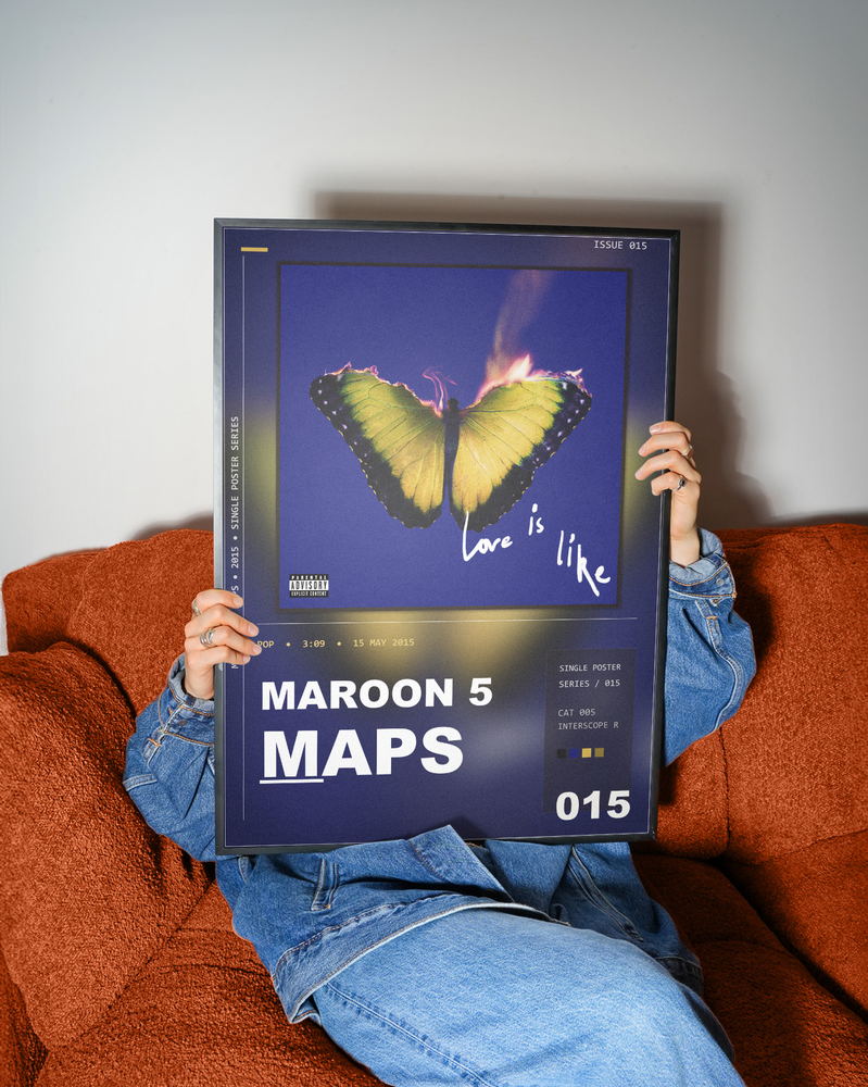 Music poster: Maroon 5 - Maps