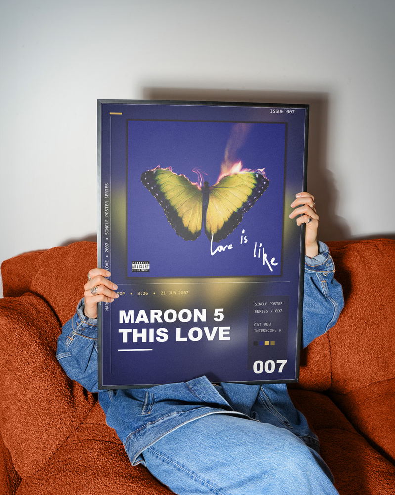 Music poster: Maroon 5 - This Love