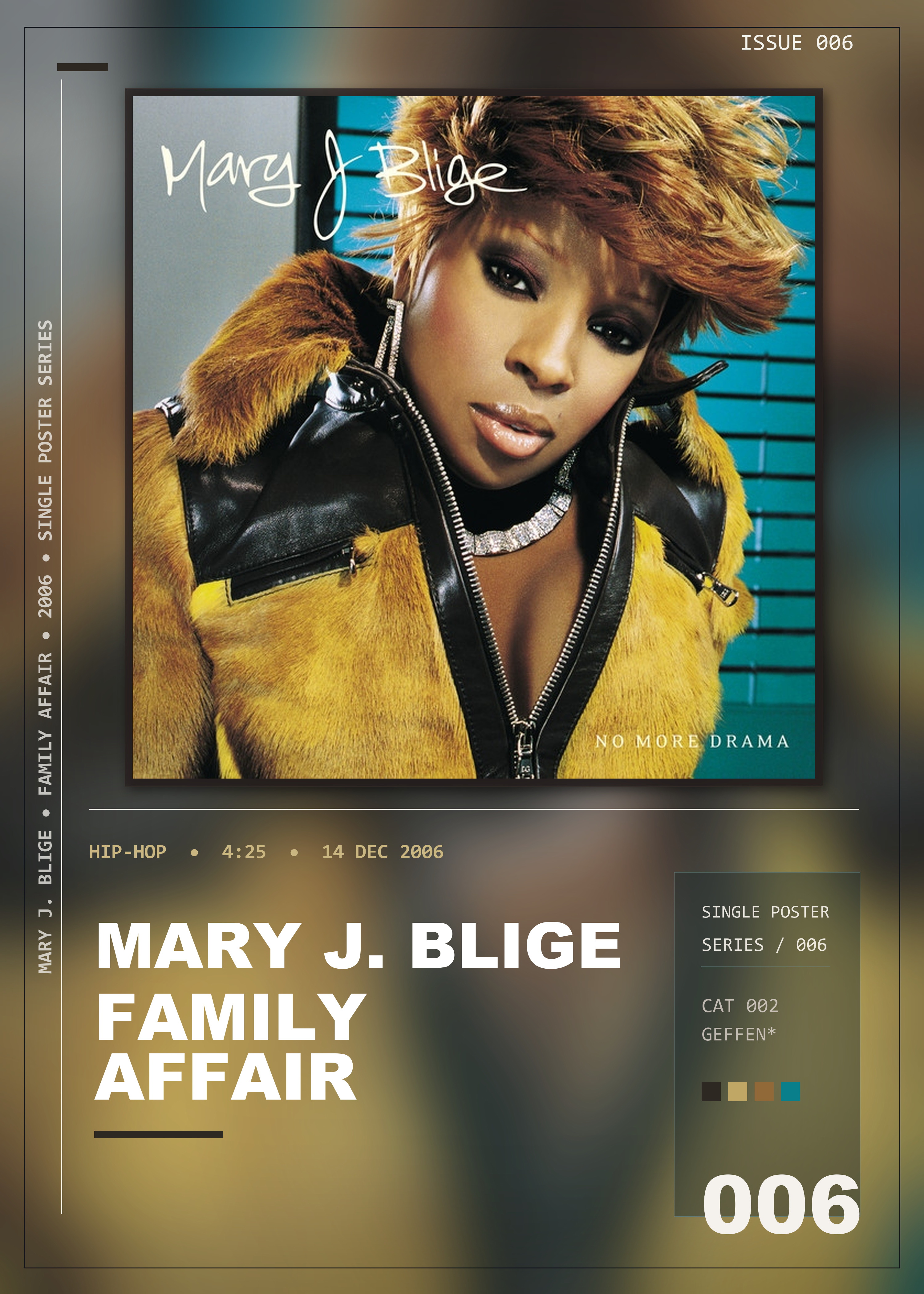 Music poster: Mary J Blige - Family Affair