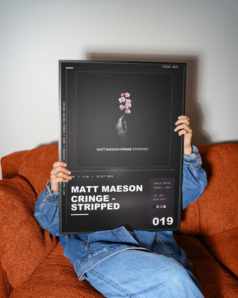 Music poster: Matt Maeson - Cringe - Stripped