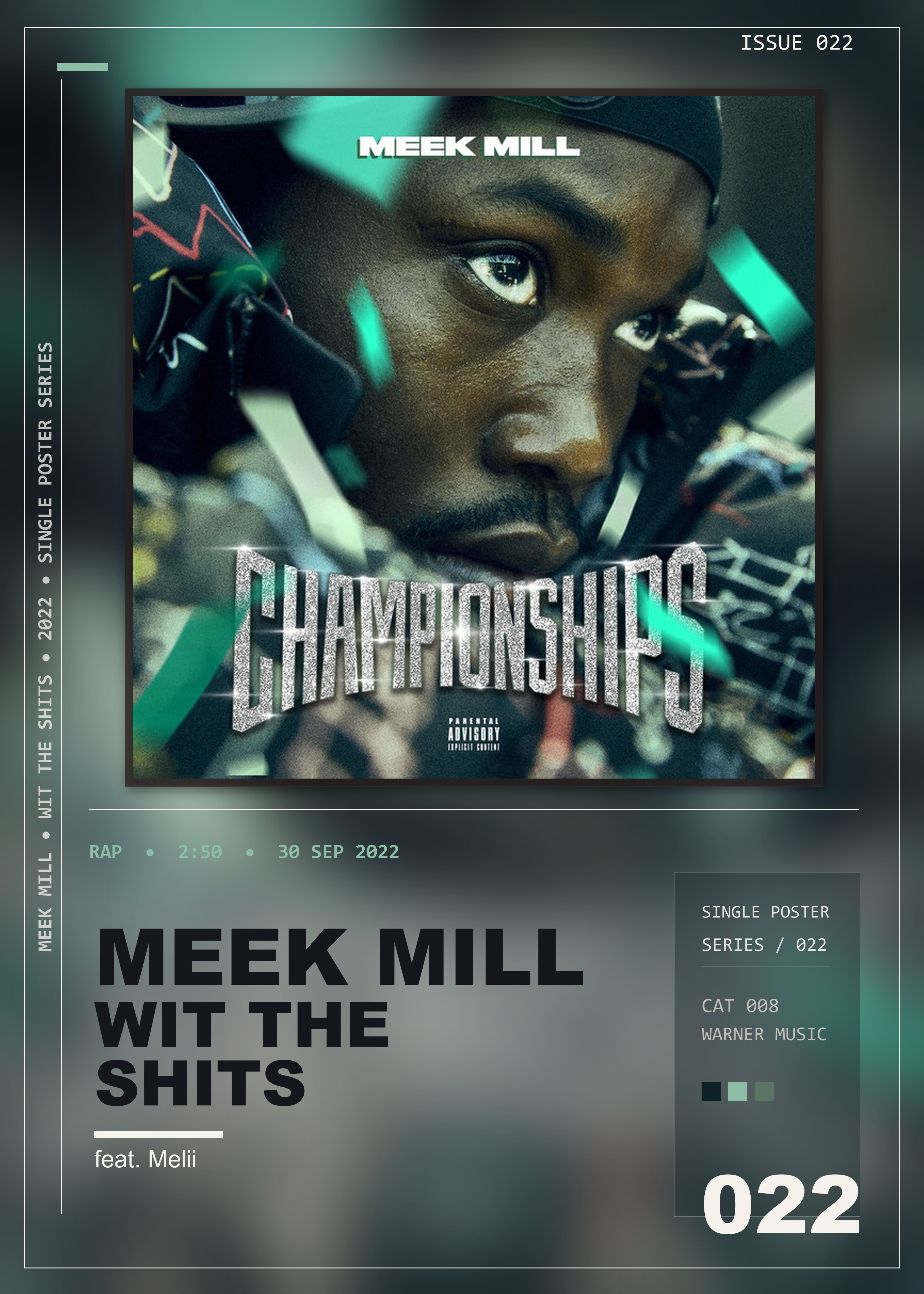 Music poster: Meek Mill - Wit The Shits WTS feat Melii