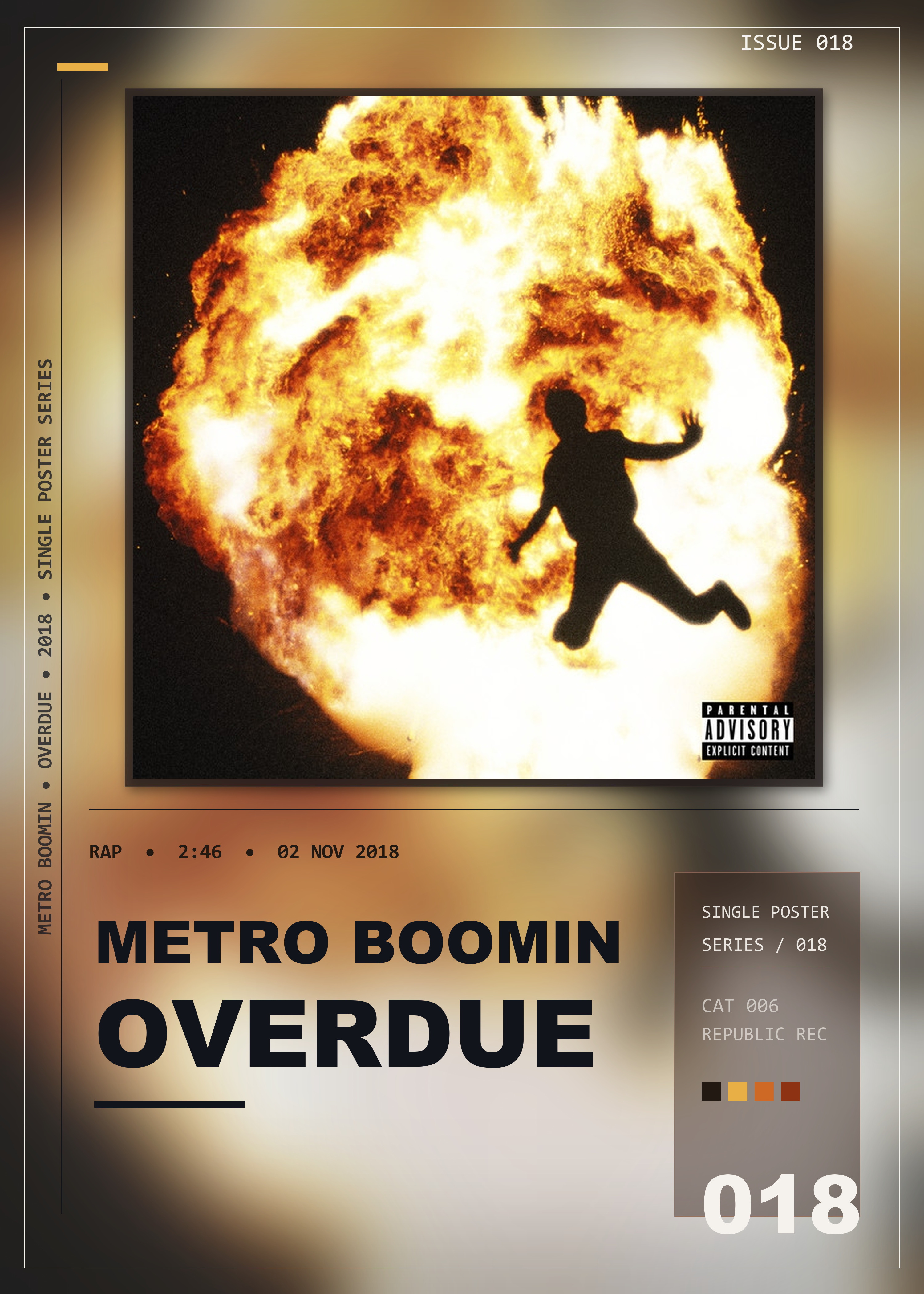 Music poster: Metro Boomin - Overdue with Travis Scott