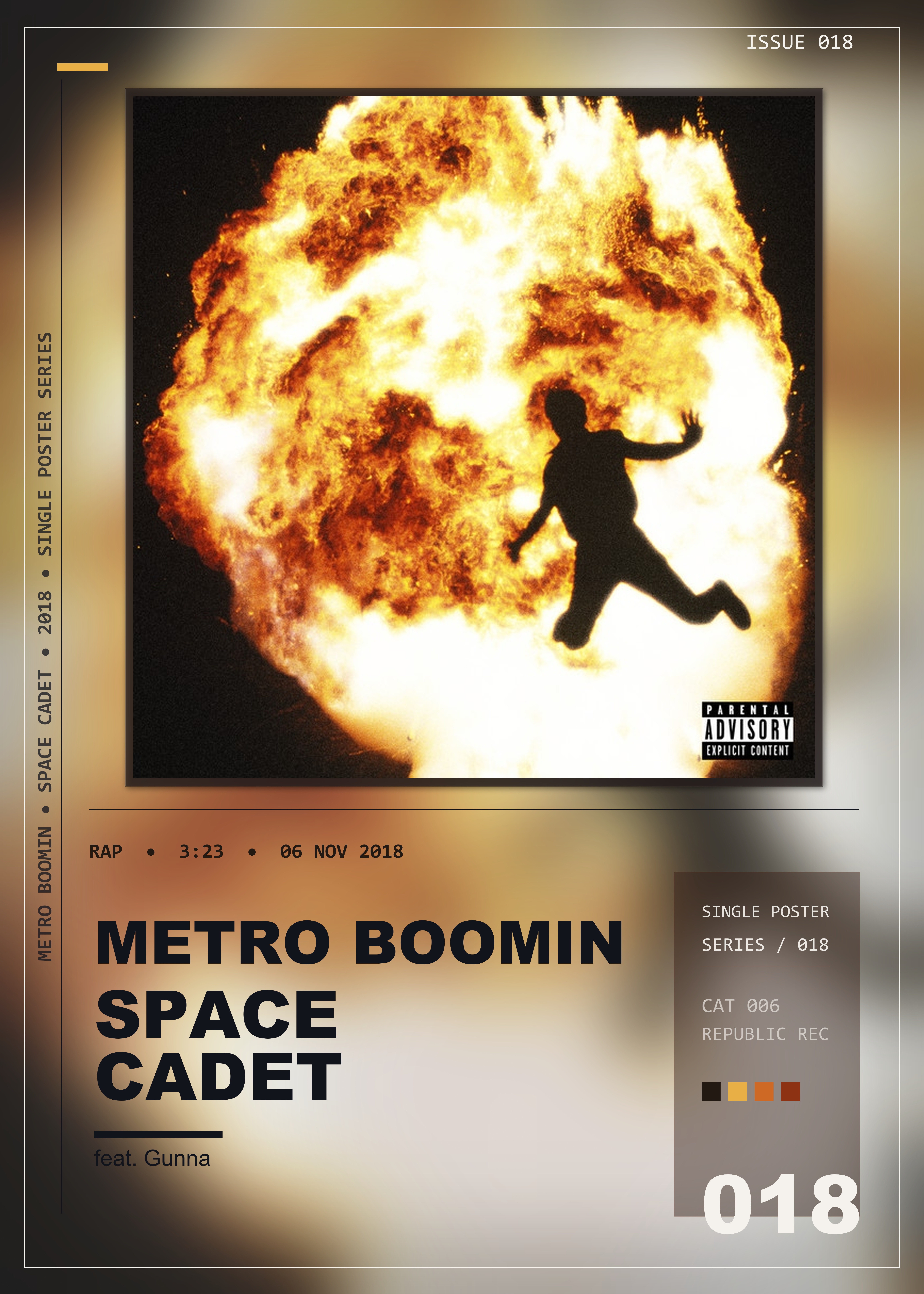 Music poster: Metro Boomin - Space Cadet feat Gunna