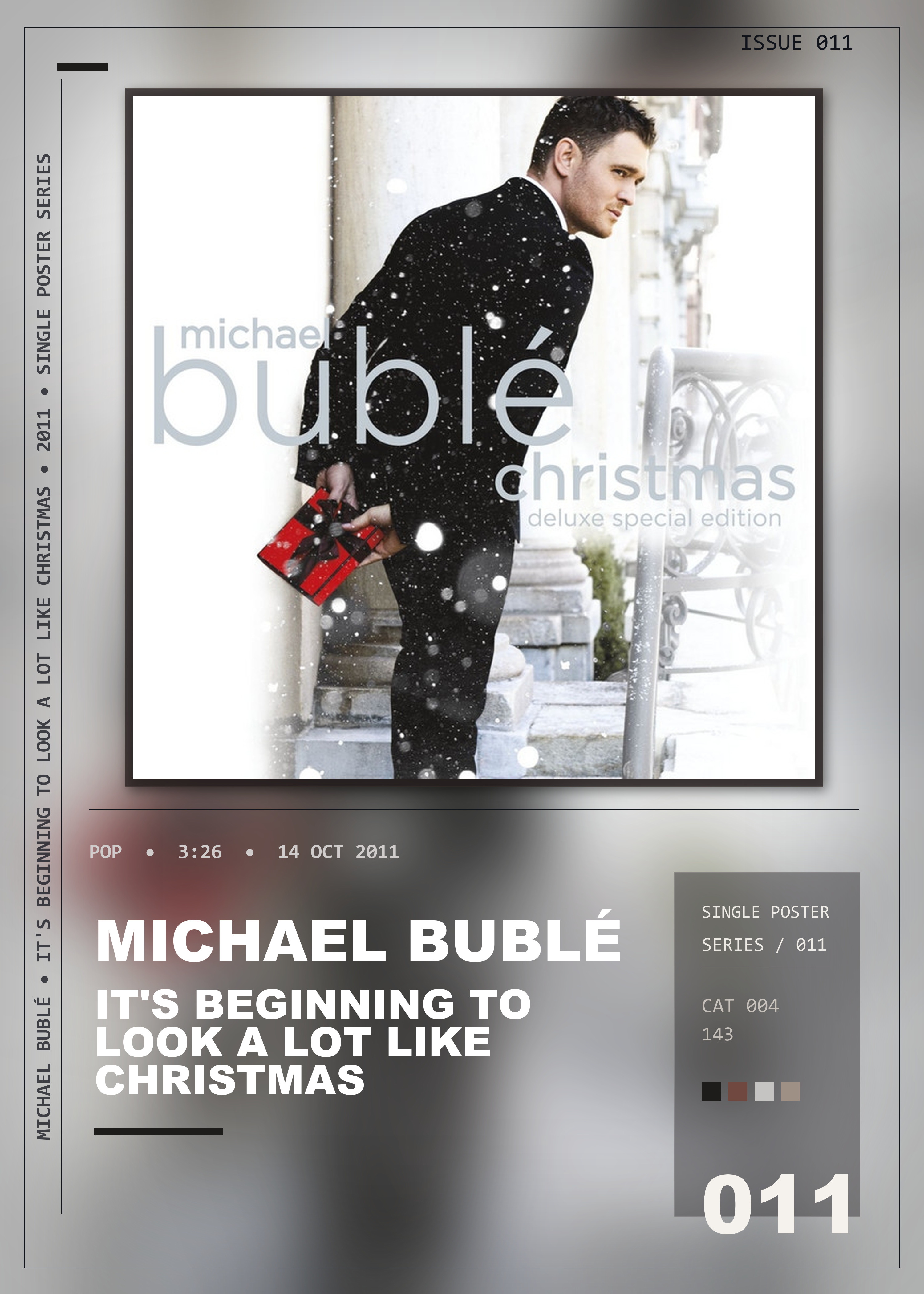 Music poster: Michael Bublé - Its Beginning to Look a Lot Like Christmas