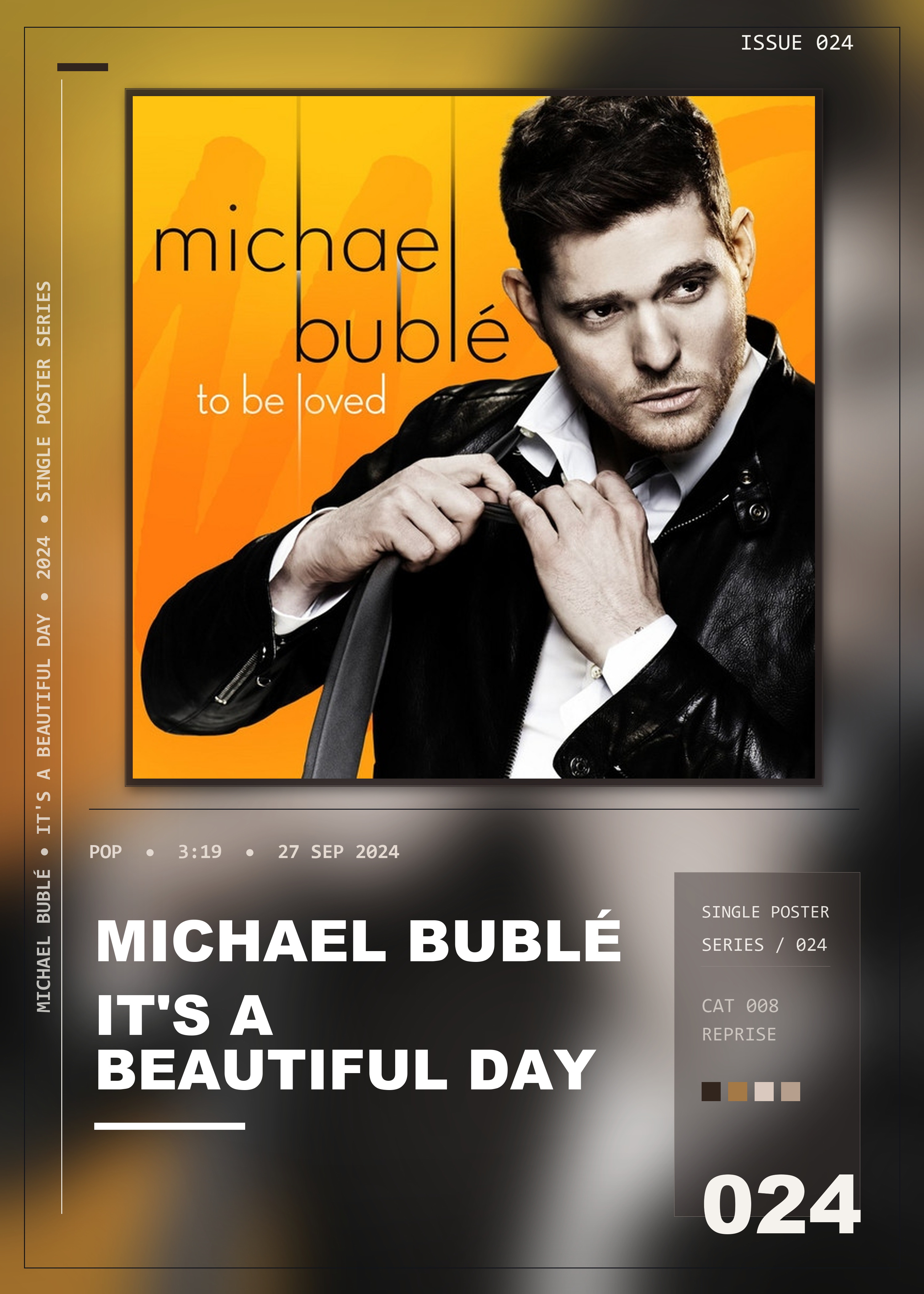 Music poster: Michael Bublé - Its a Beautiful Day