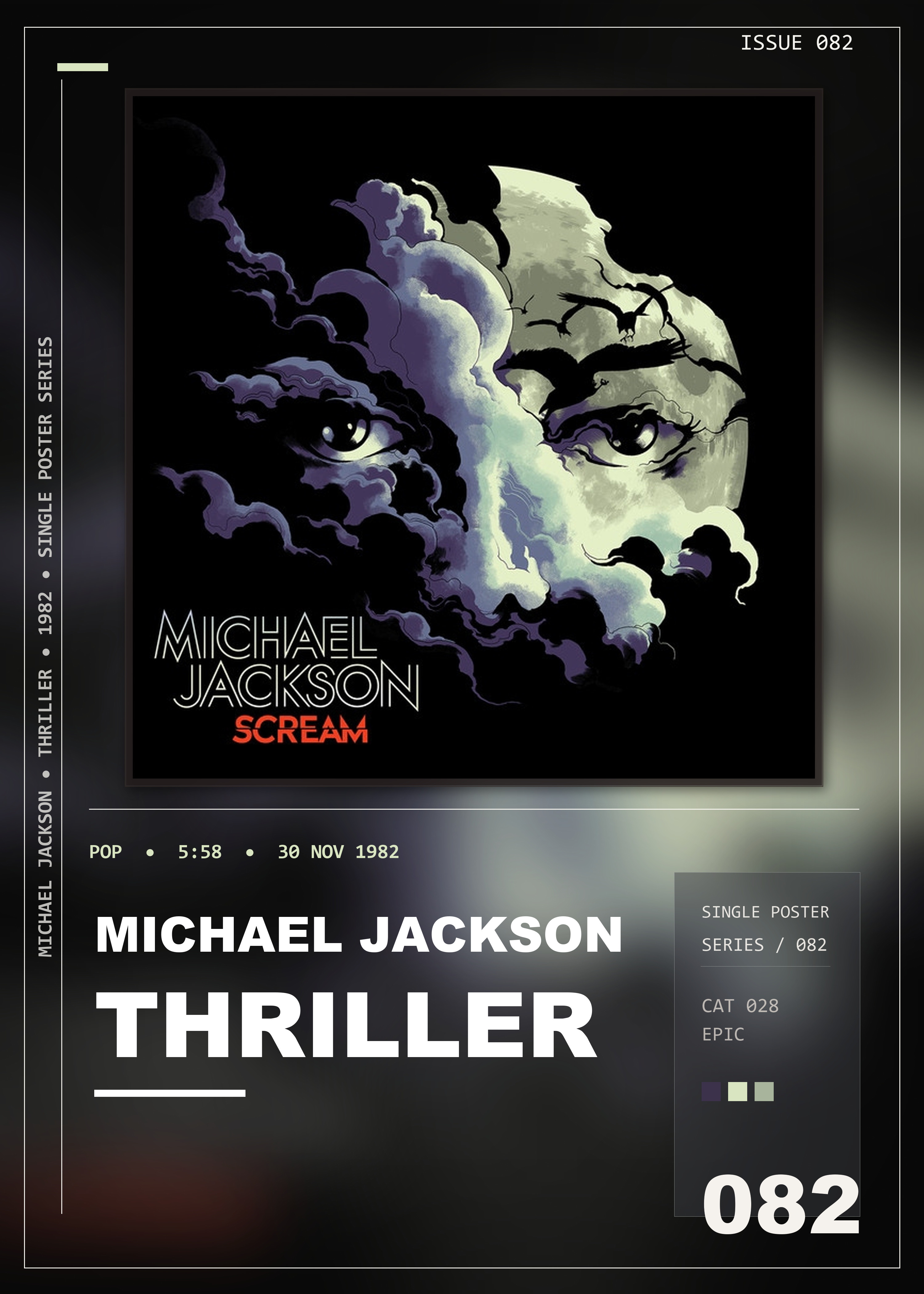 Music poster: Michael Jackson - Thriller