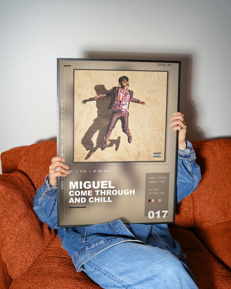 Music poster: Miguel - Come Through and Chill