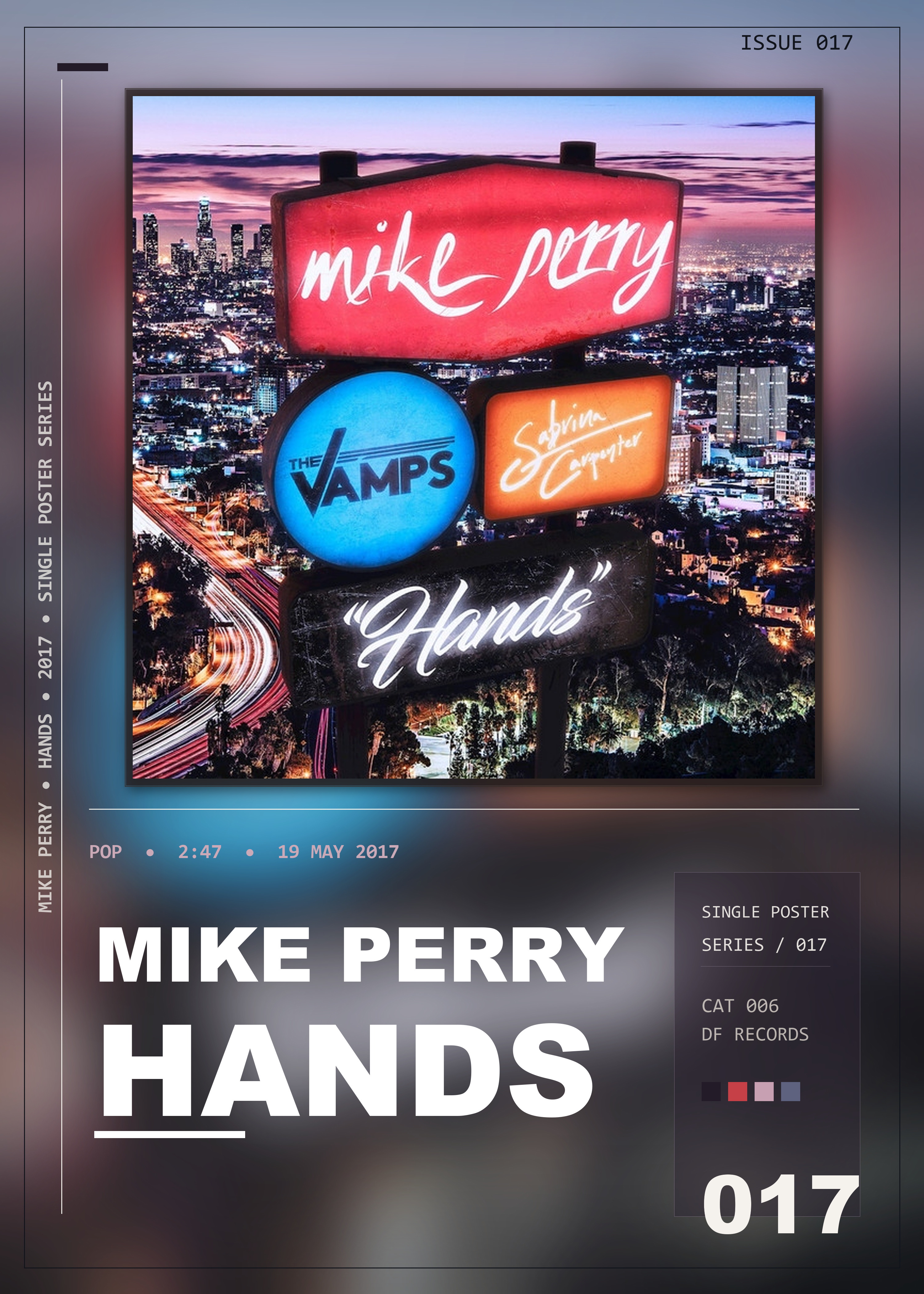 Music poster: Mike Perry - Hands