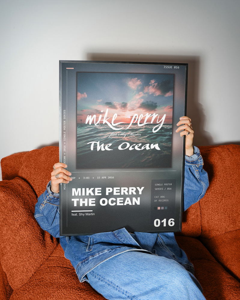 Music poster: Mike Perry - The Ocean feat Shy Martin