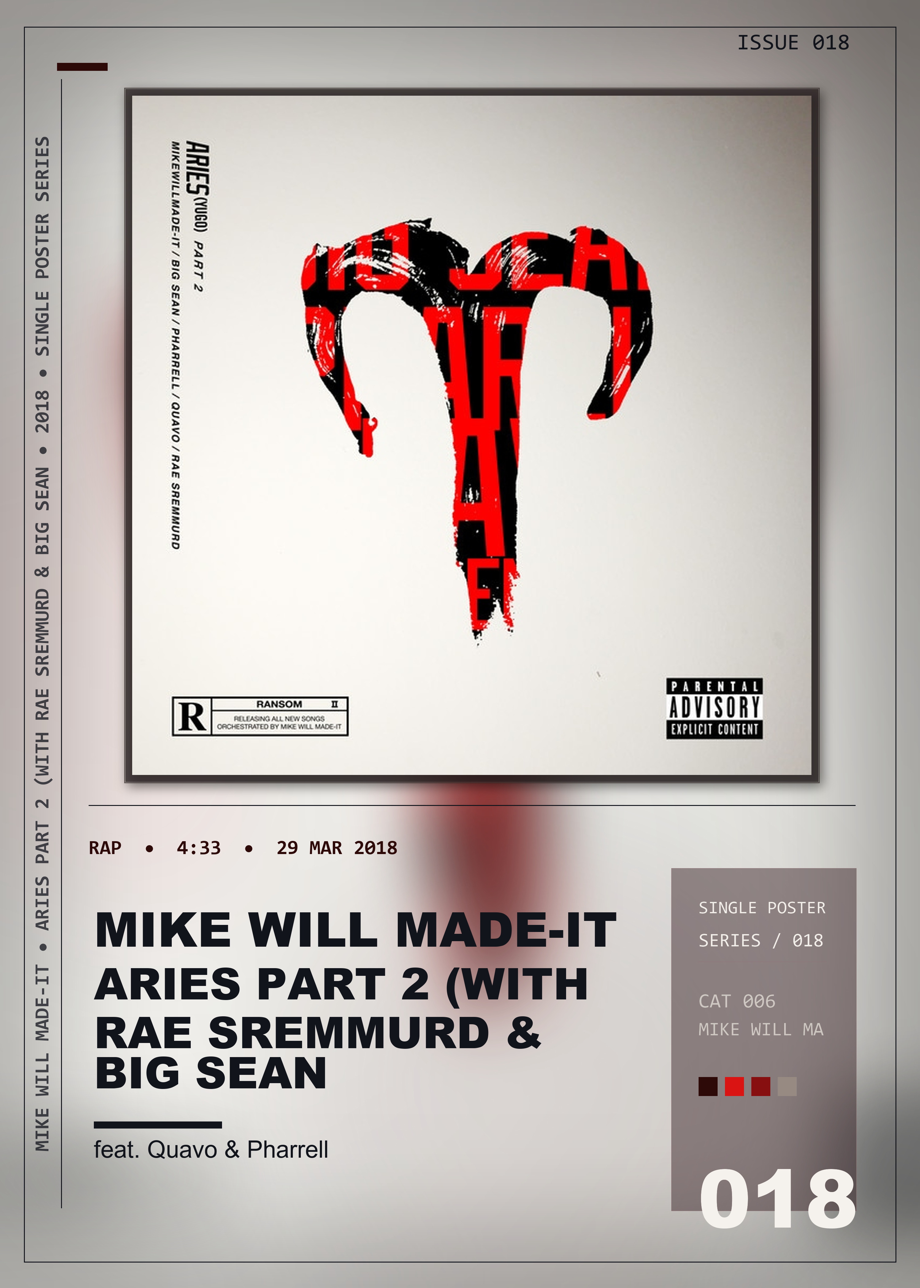 Music poster: Mike WiLL Made-It - Aries YuGo Part 2 with Rae Sremmurd Big Sean feat Quavo Pharrell