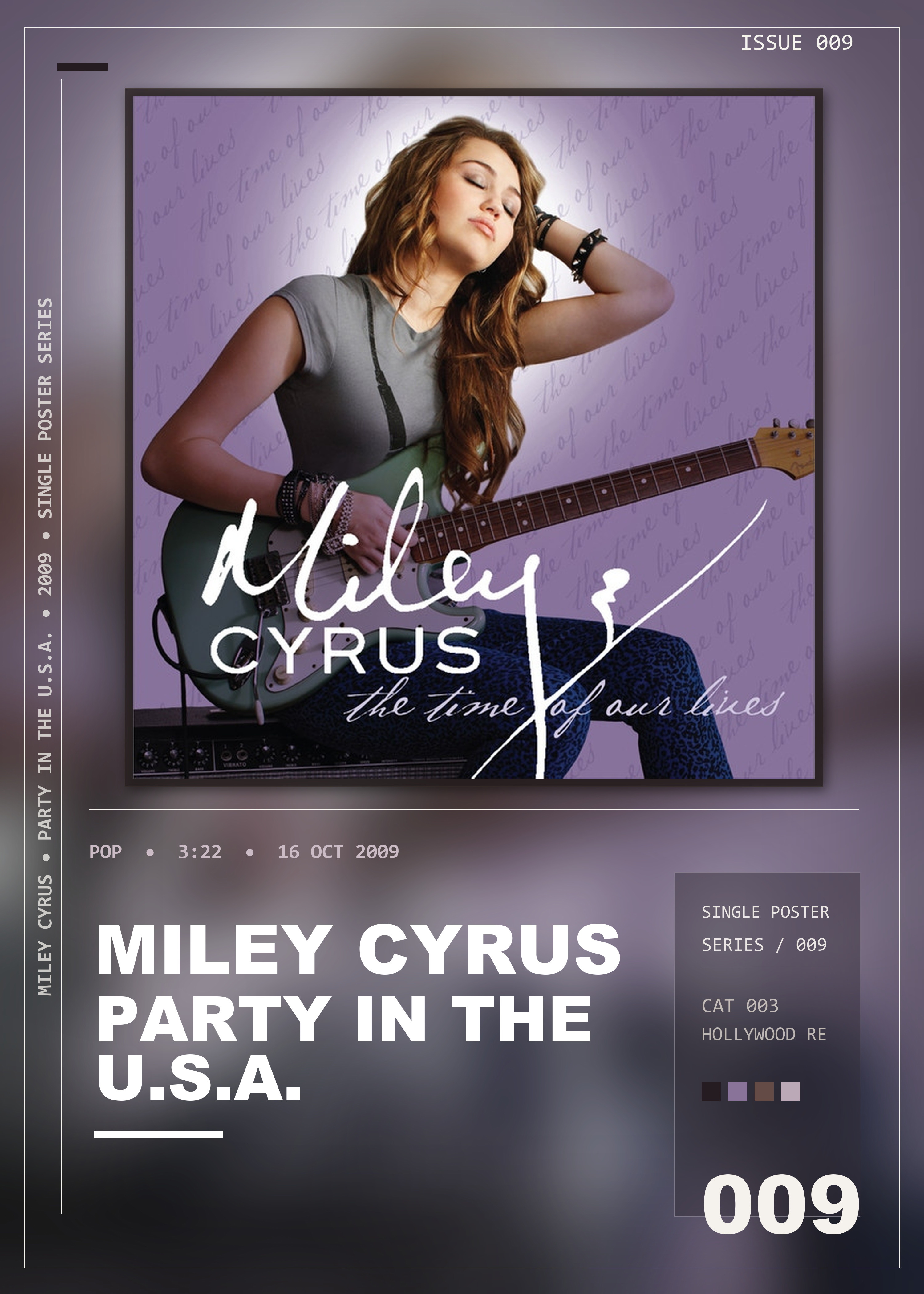 Music poster: Miley Cyrus - Party In The USA