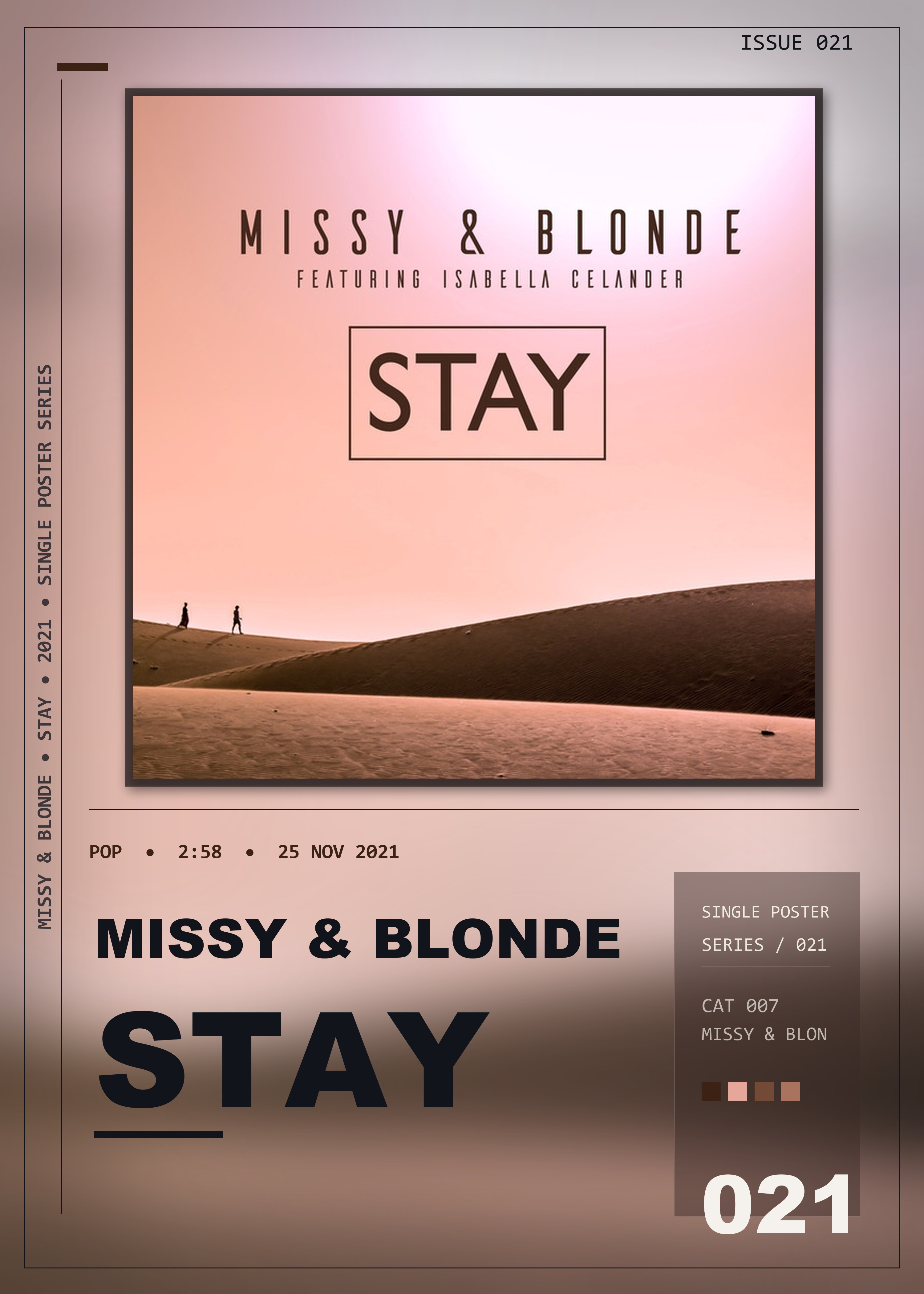 Music poster: Missy Blonde - Stay