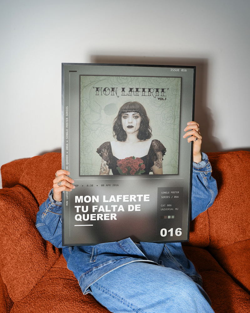 Music poster: Mon Laferte - Tu Falta De Querer