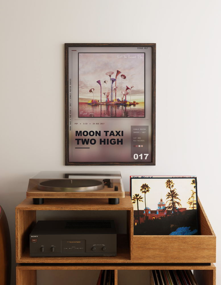 Music poster: Moon Taxi - Two High