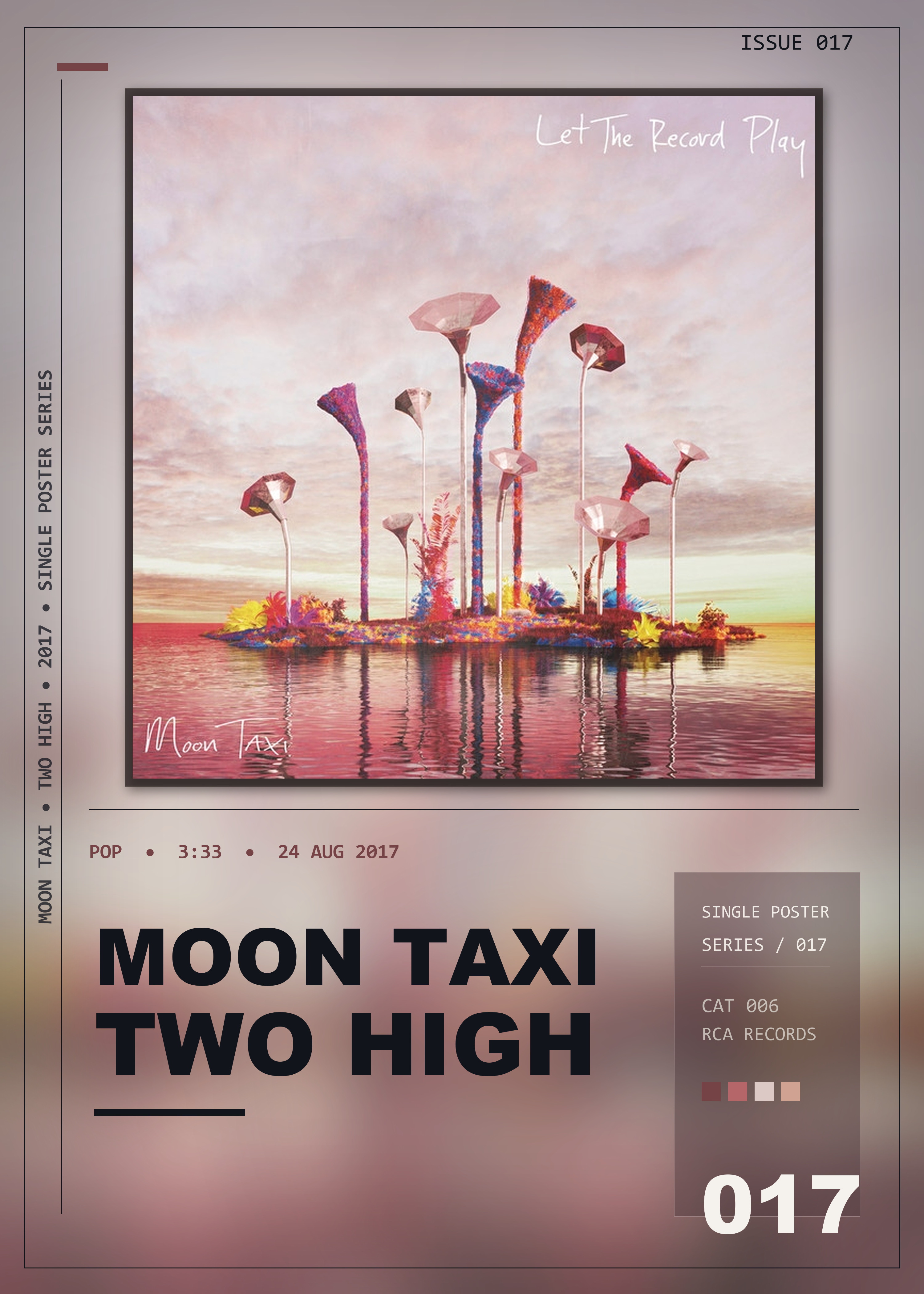 Music poster: Moon Taxi - Two High