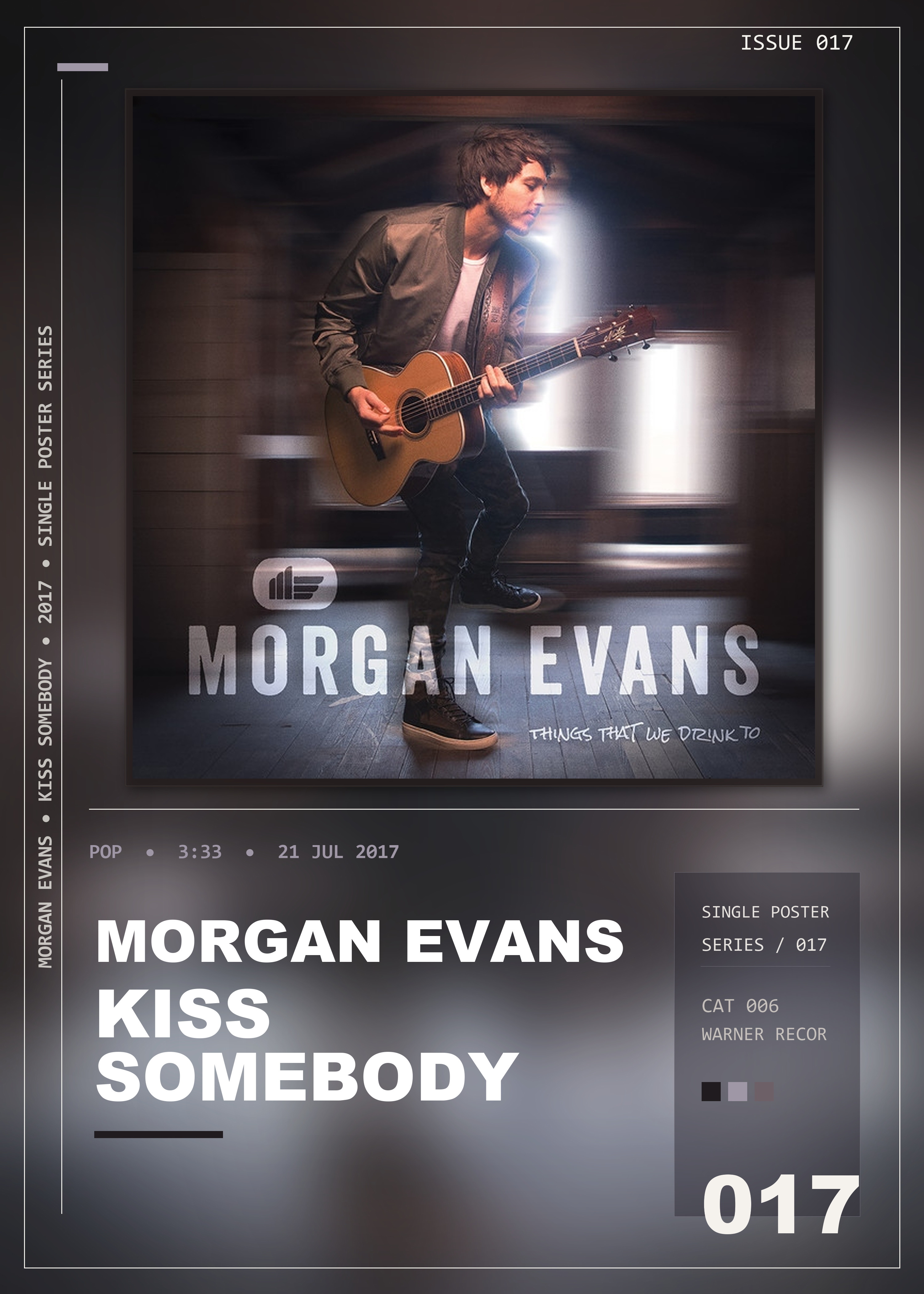 Music poster: Morgan Evans - Kiss Somebody