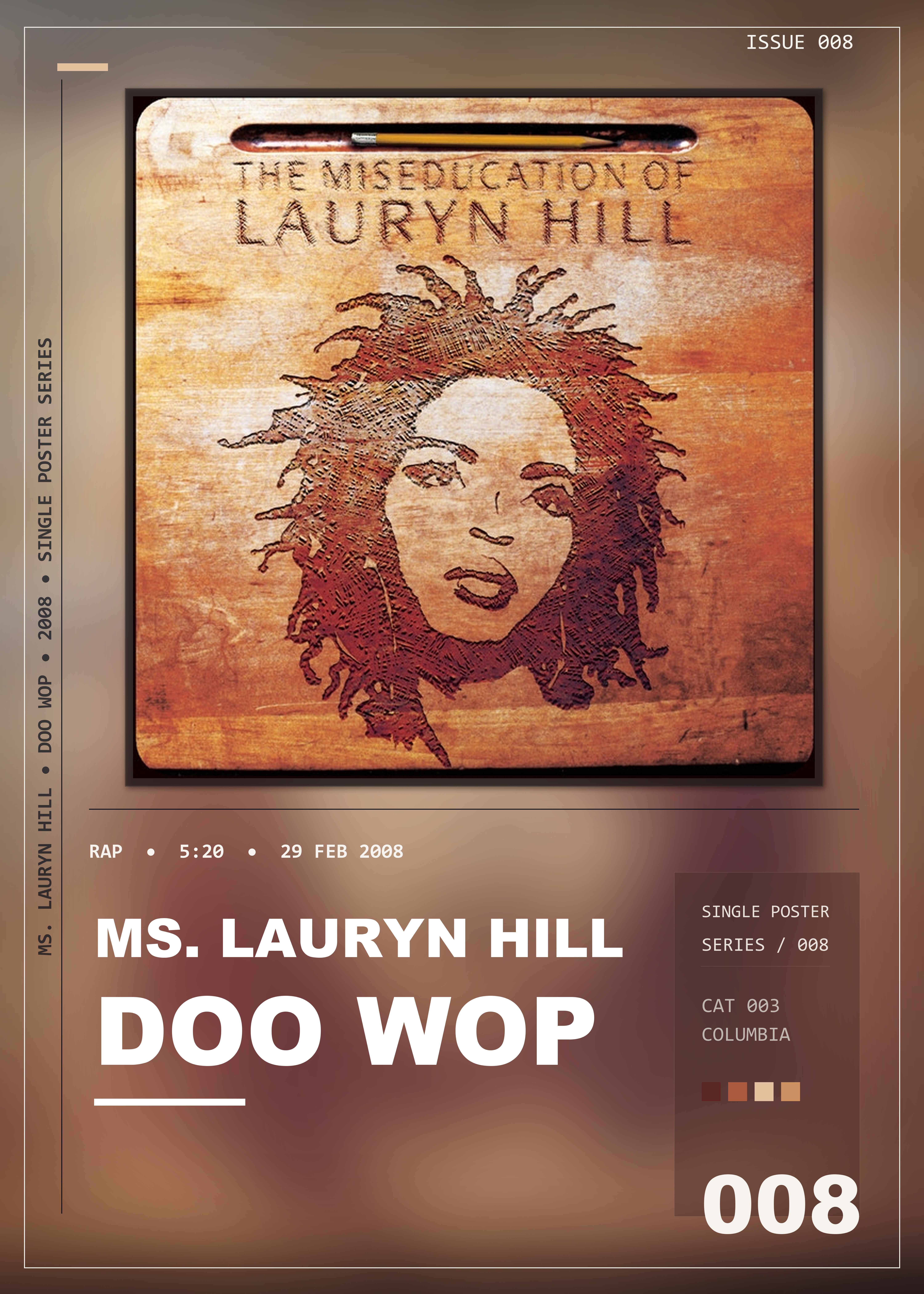 Music poster: Ms Lauryn Hill - Doo Wop That Thing