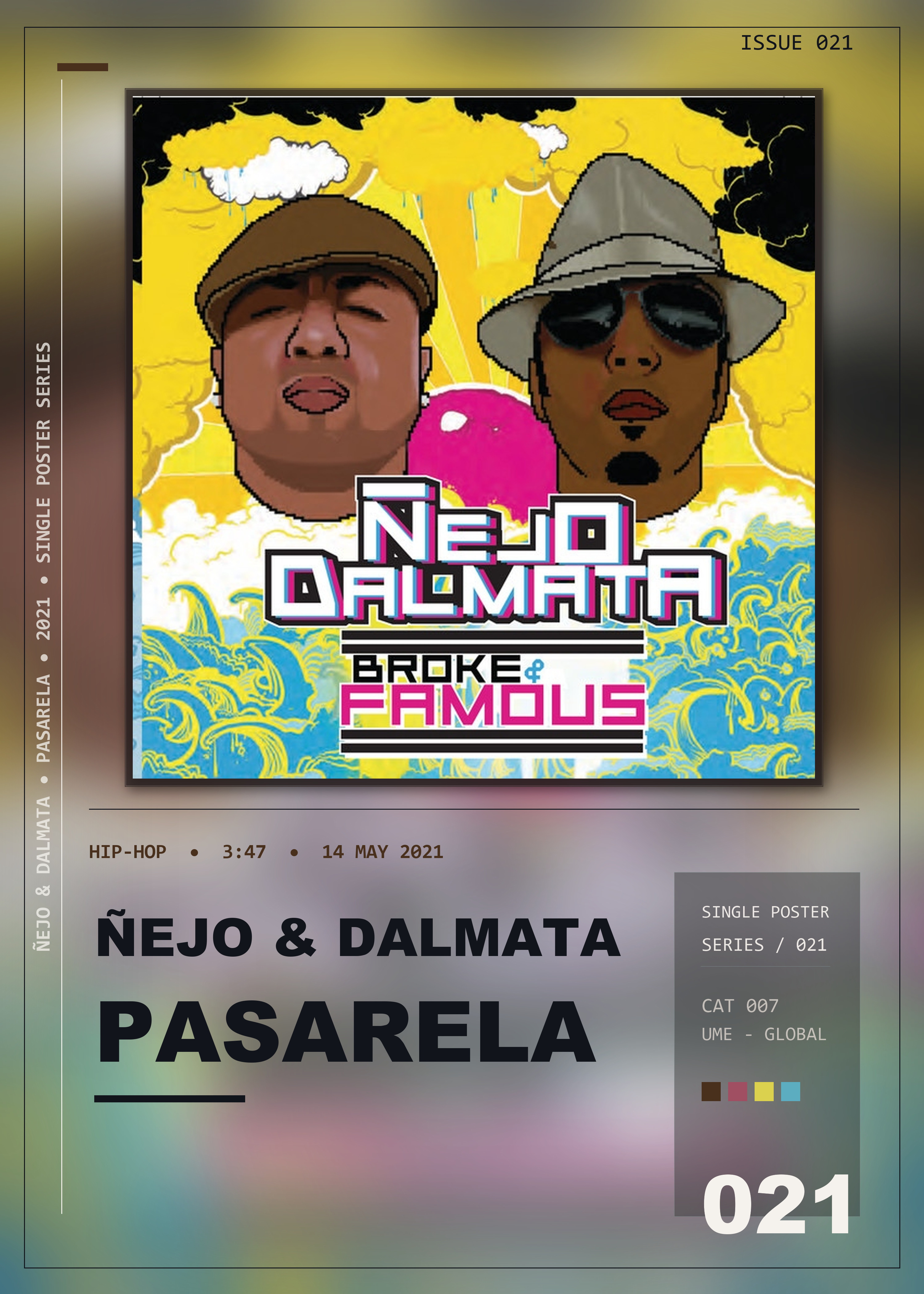 Music poster: Ñejo Dalmata - Pasarela
