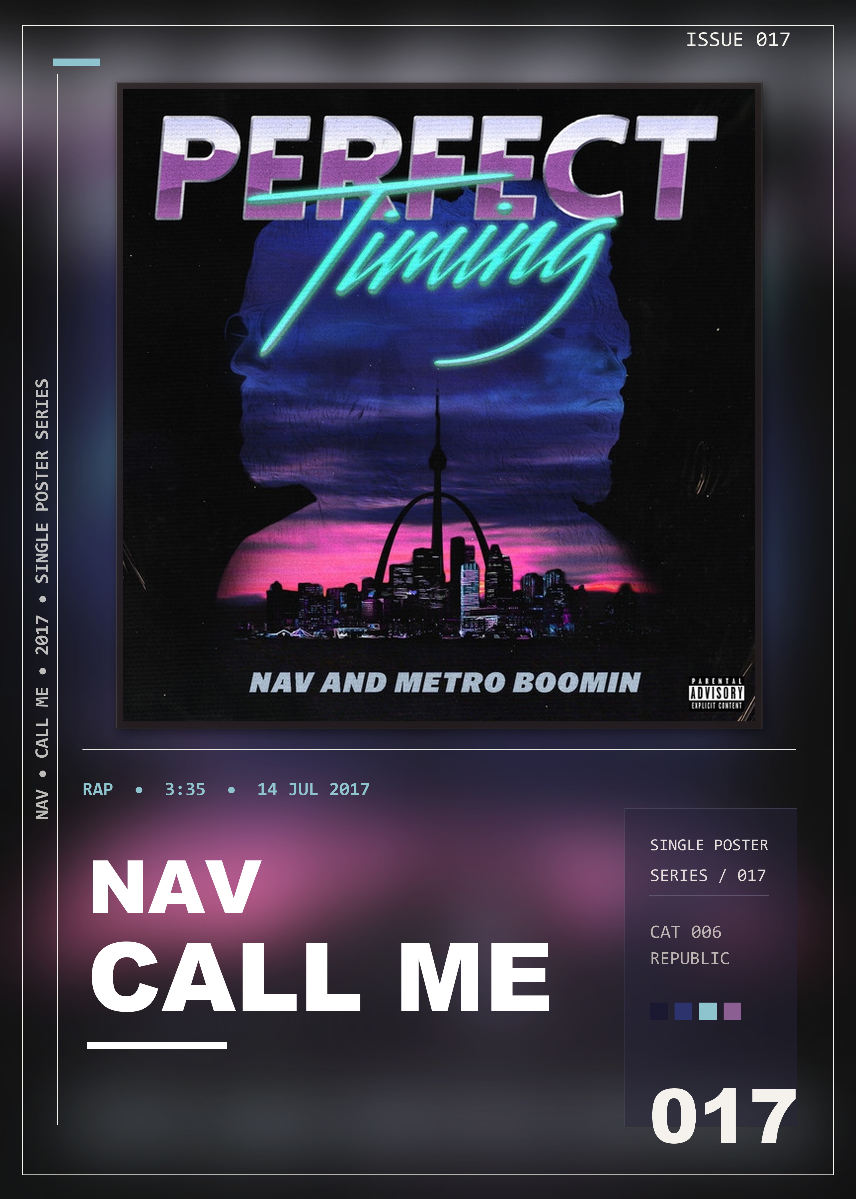 Music poster: NAV - Call Me